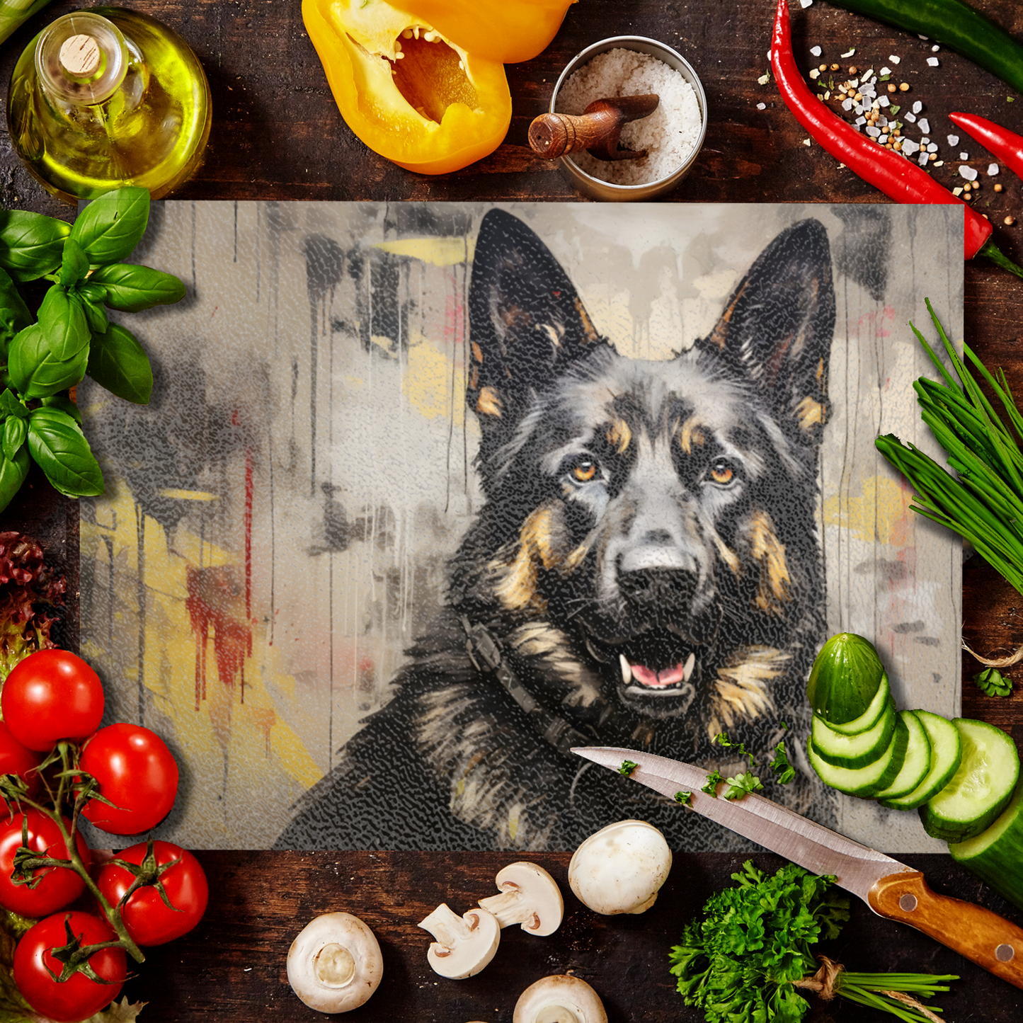 Shepherd Splash Textured Glass Chopping Boards