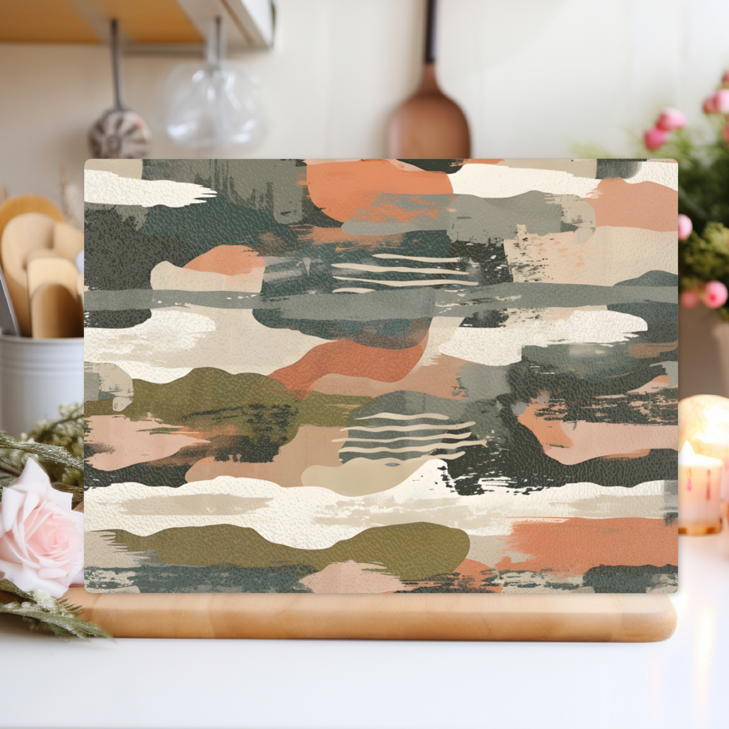 Dusk's Harmony Textured Glass Chopping Boards