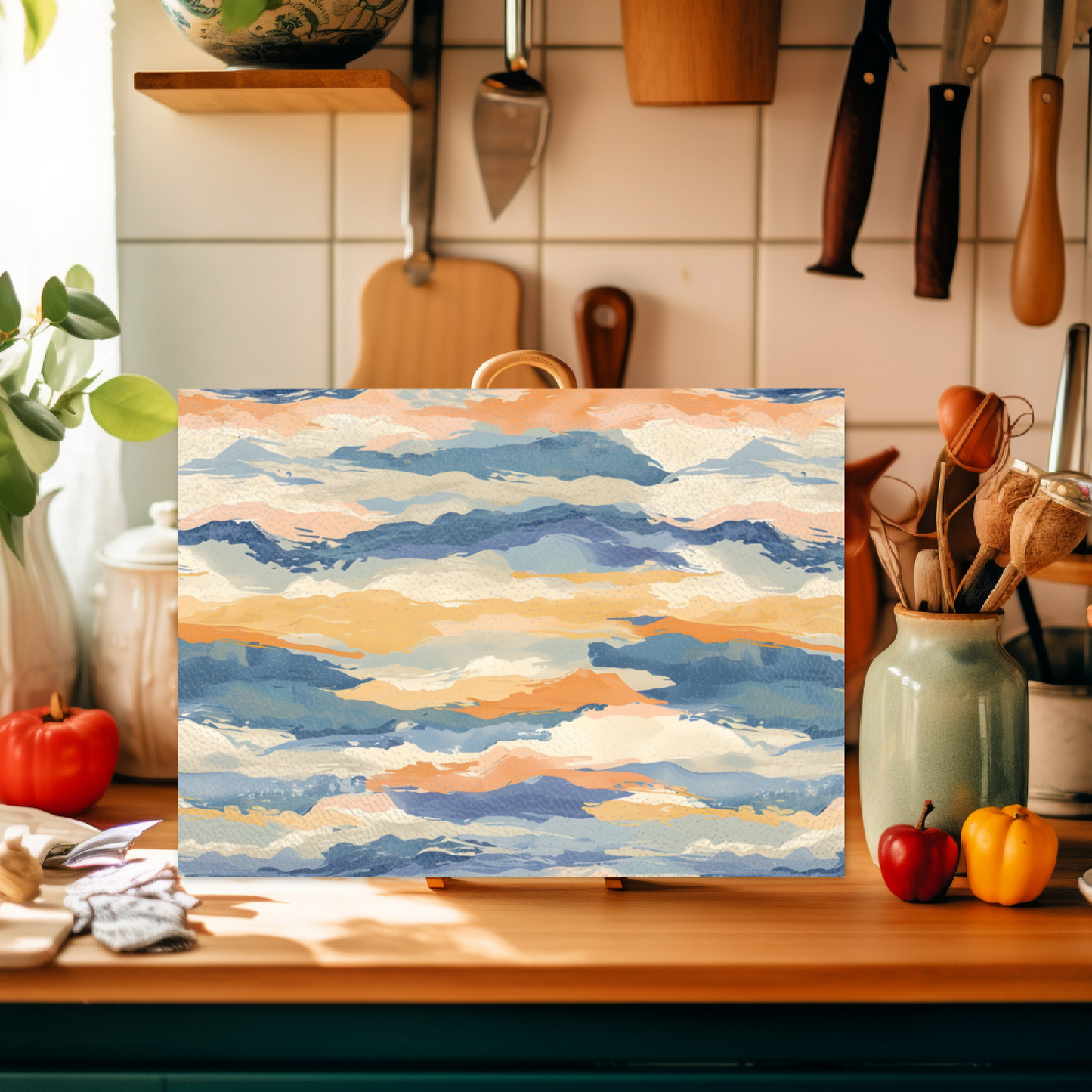Daylight's Canvas Textured Glass Chopping Boards