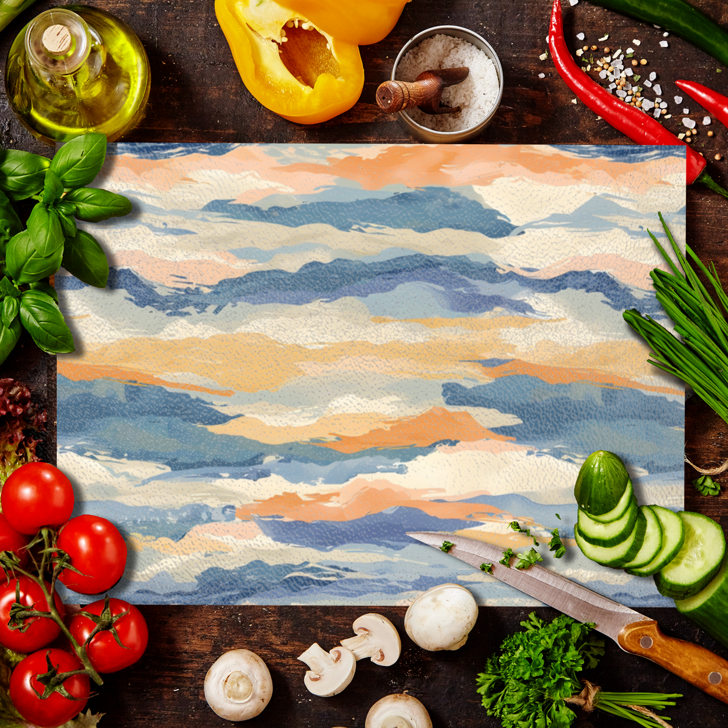 Daylight's Canvas Textured Glass Chopping Boards