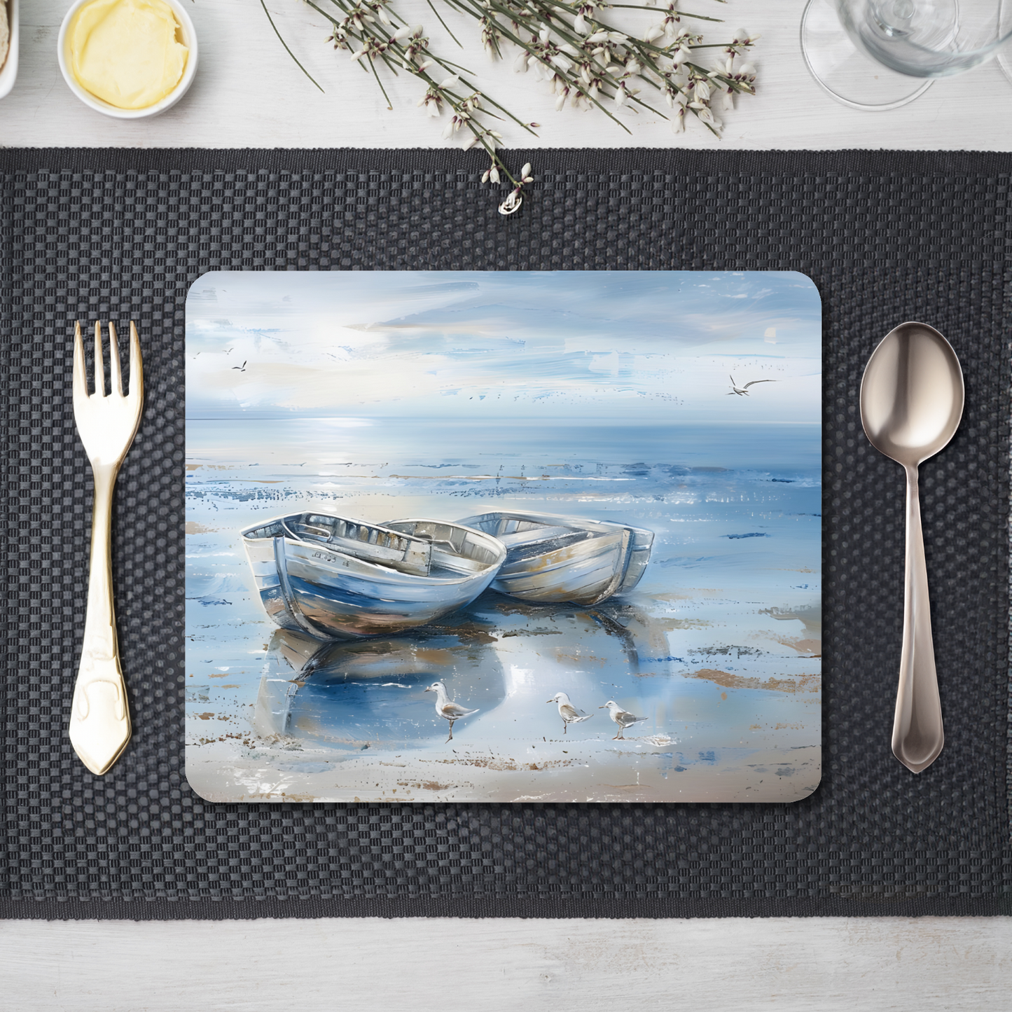 Morning Serenity Wooden Placemat
