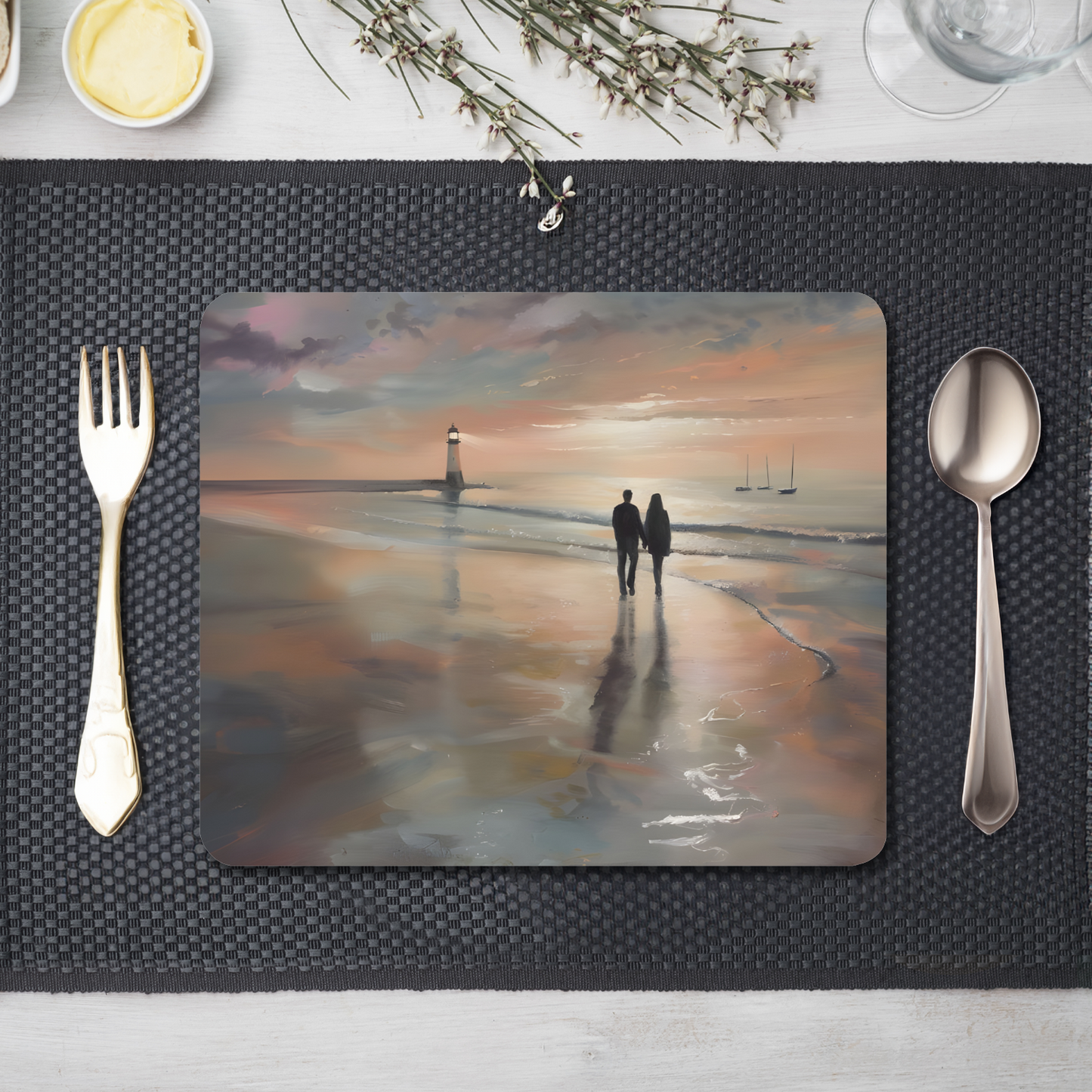 Sunset's Promise Wooden Placemat