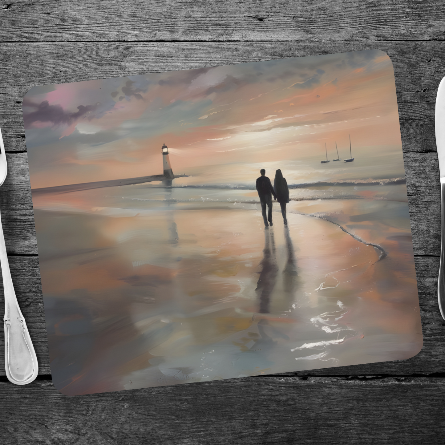 Sunset's Promise Wooden Placemat