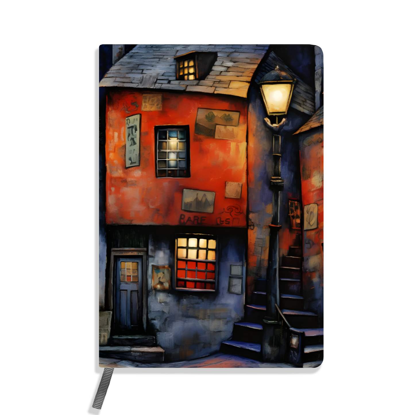 Moonlit Murmurs Allover Printed Lined Journal