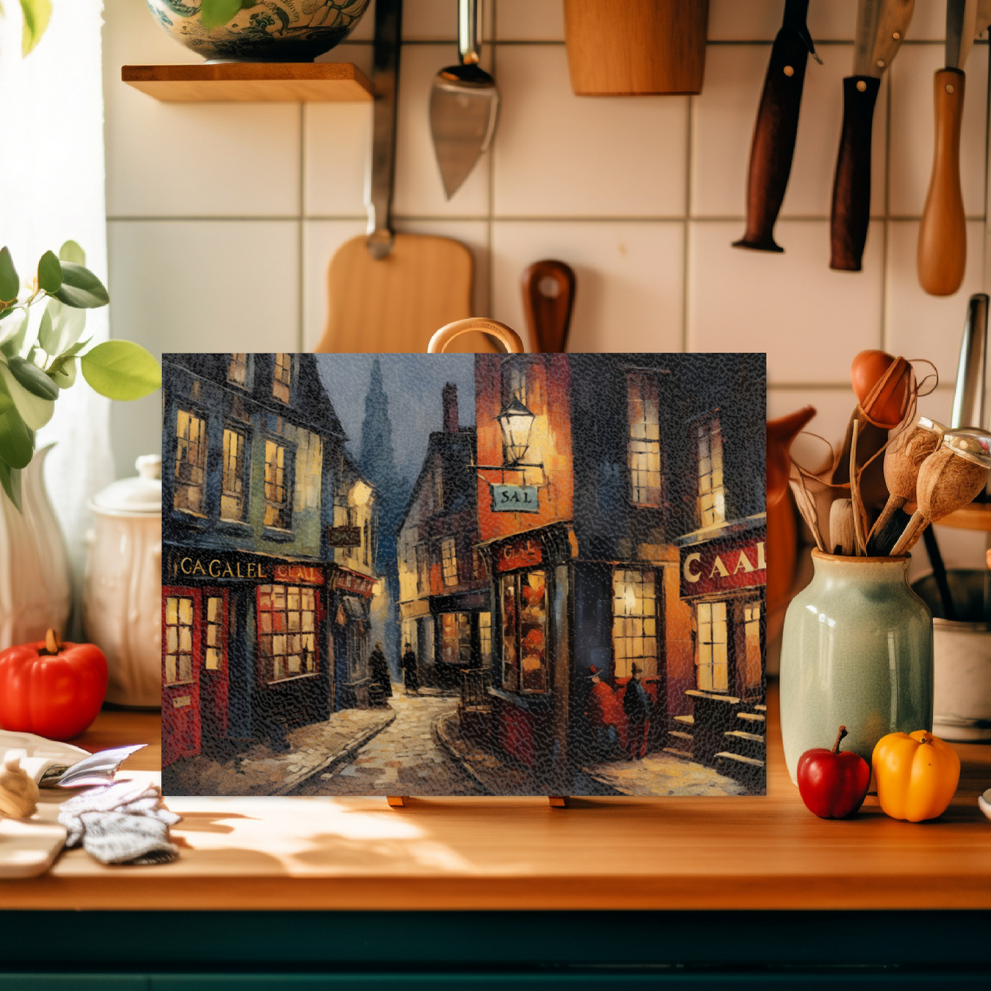 Twilight Alcove Textured Glass Chopping Boards