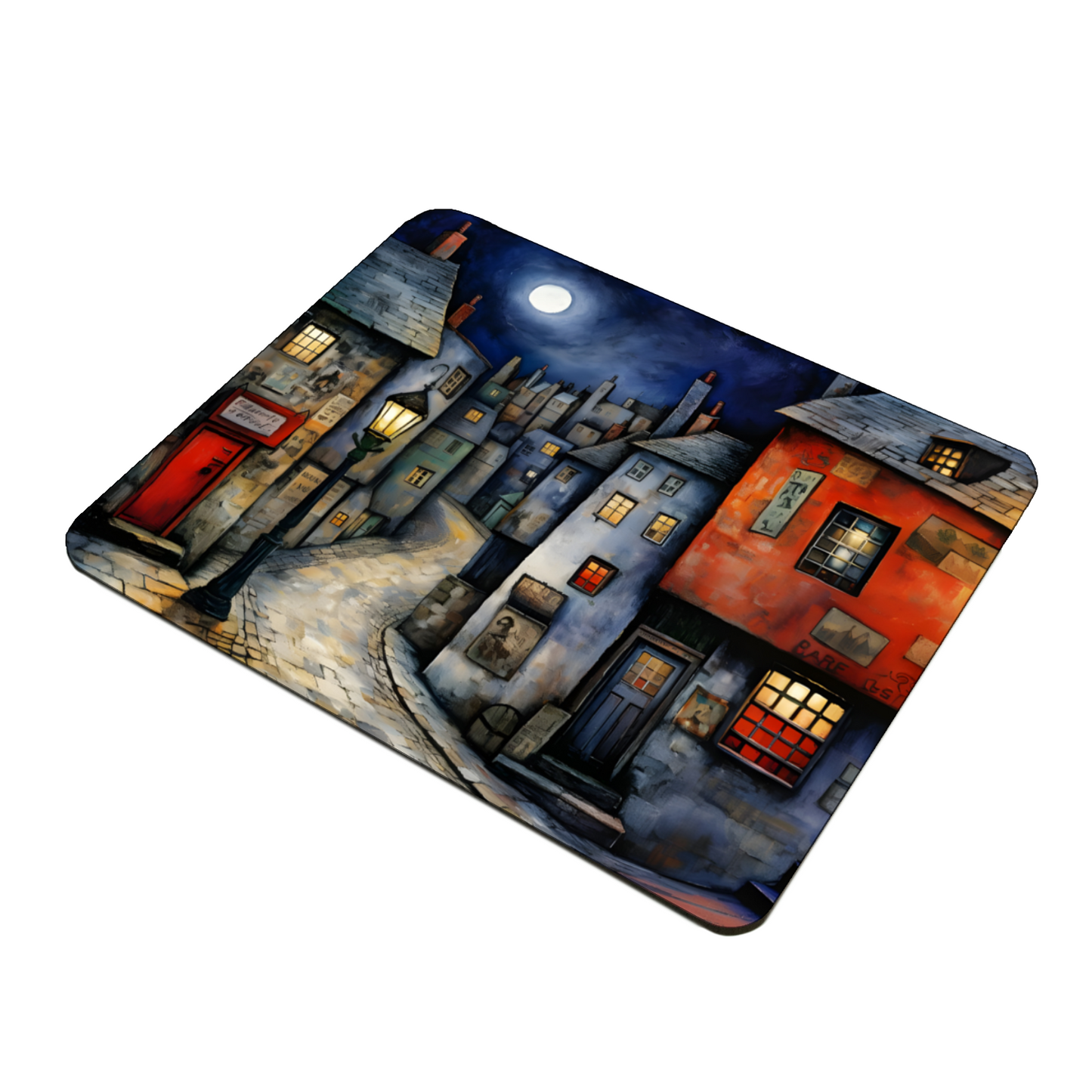 Moonlit Murmurs Wooden Placemat