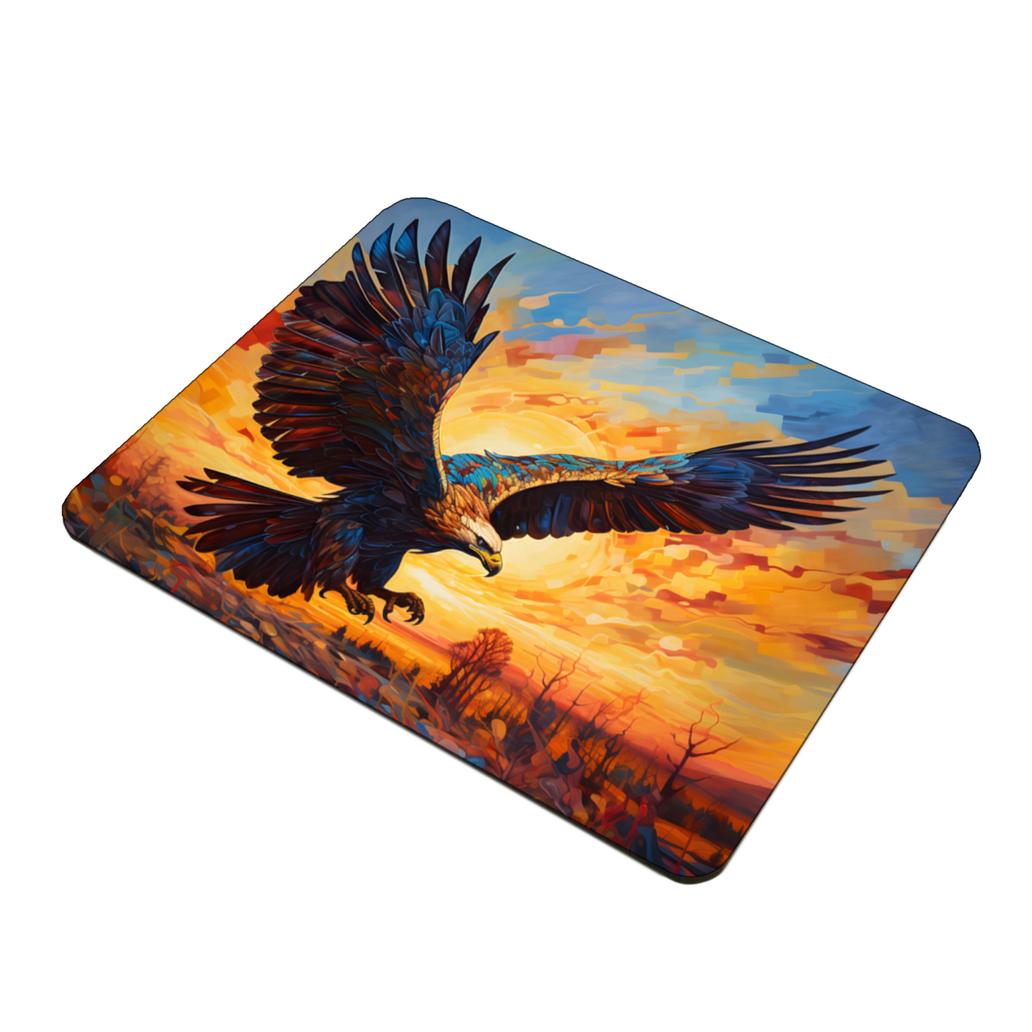 Golden Eagle Wooden Placemat