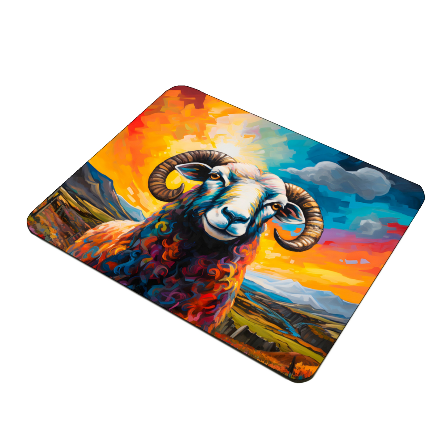 Blackfaced Sheep Wooden Placemat