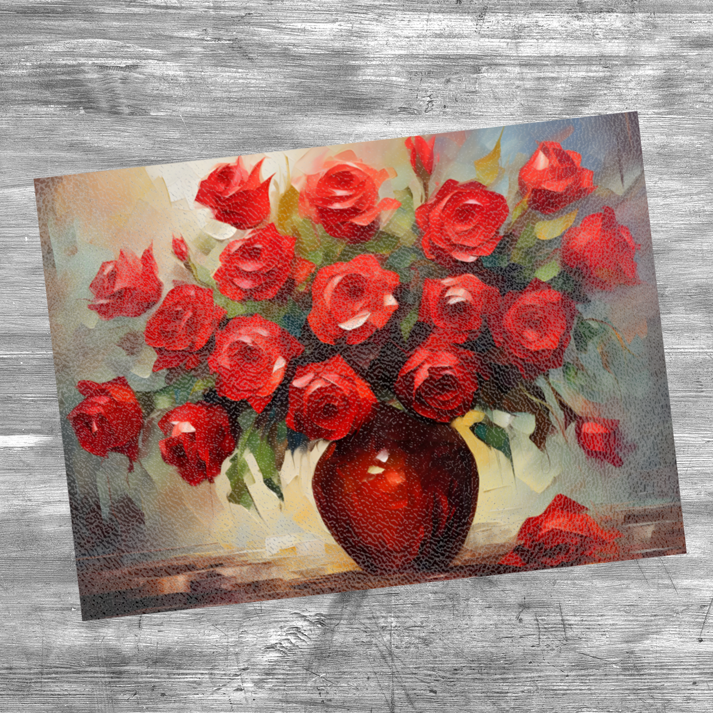Vermilion Vitality Textured Glass Chopping Boards