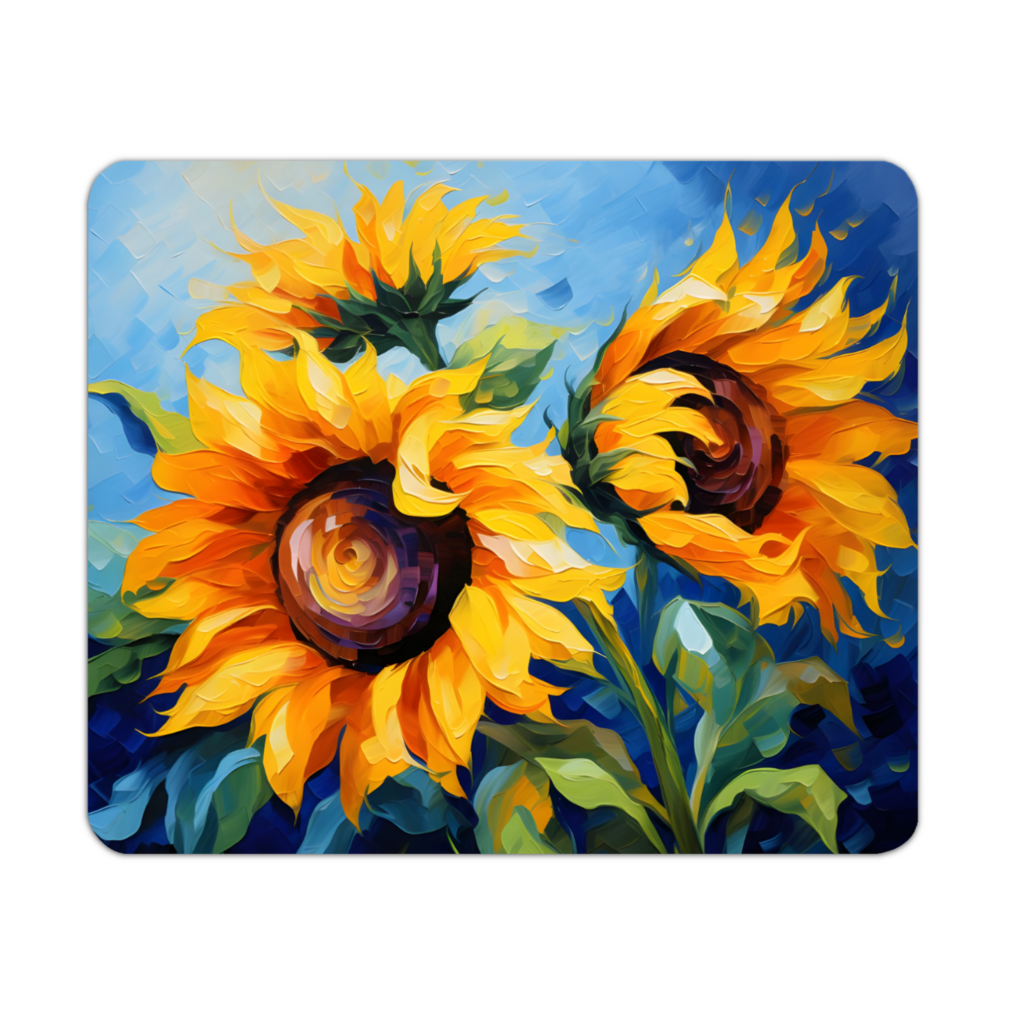 Azure Embrace Wooden Placemat