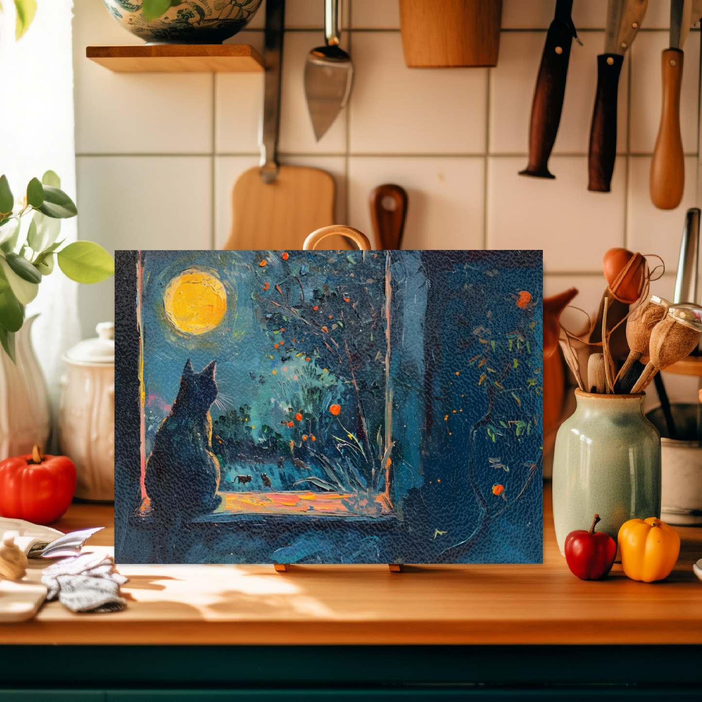 Window to the Wild Textured Glass Chopping Boards