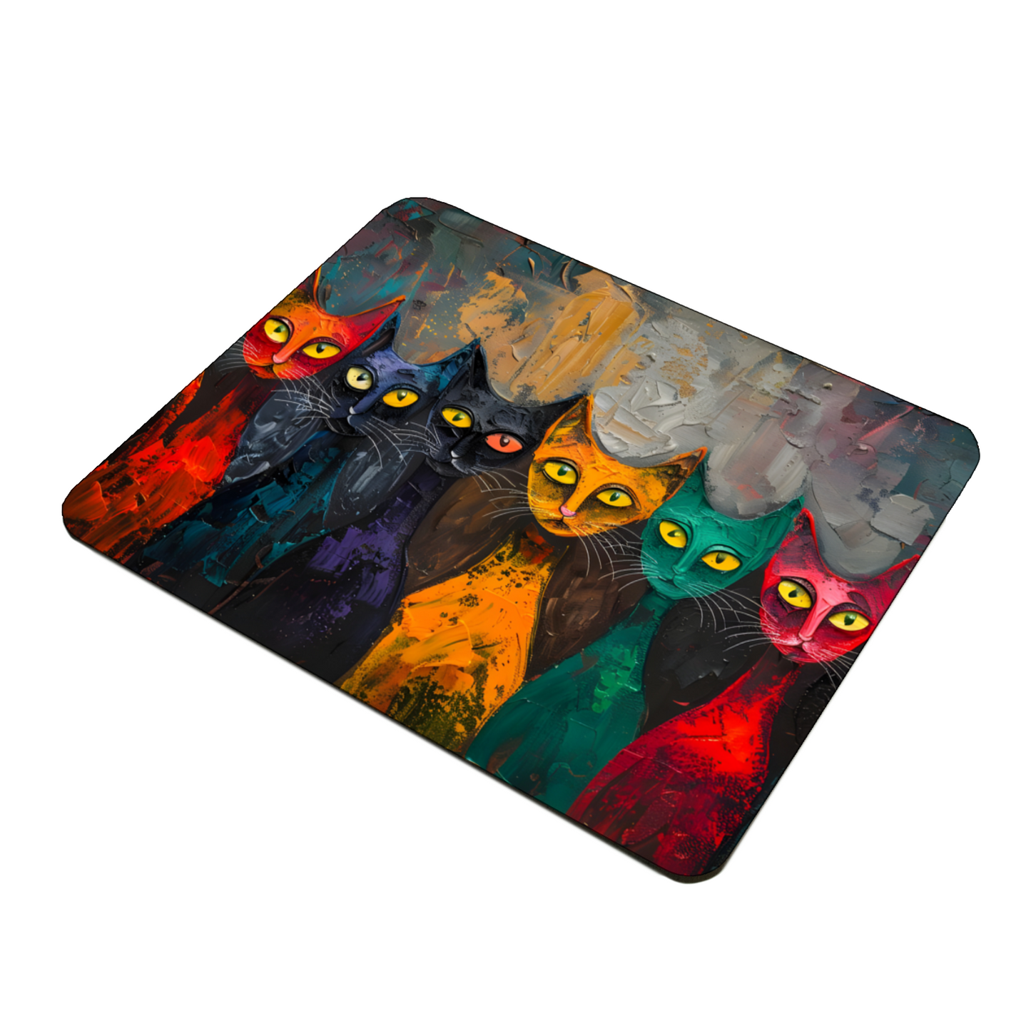 Council of Whiskers Wooden Placemat