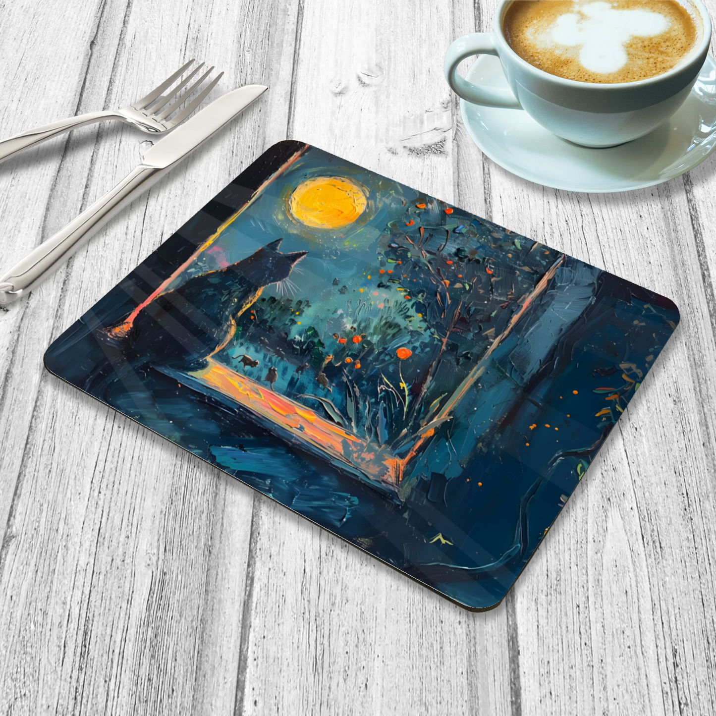 Window to the Wild Wooden Placemat