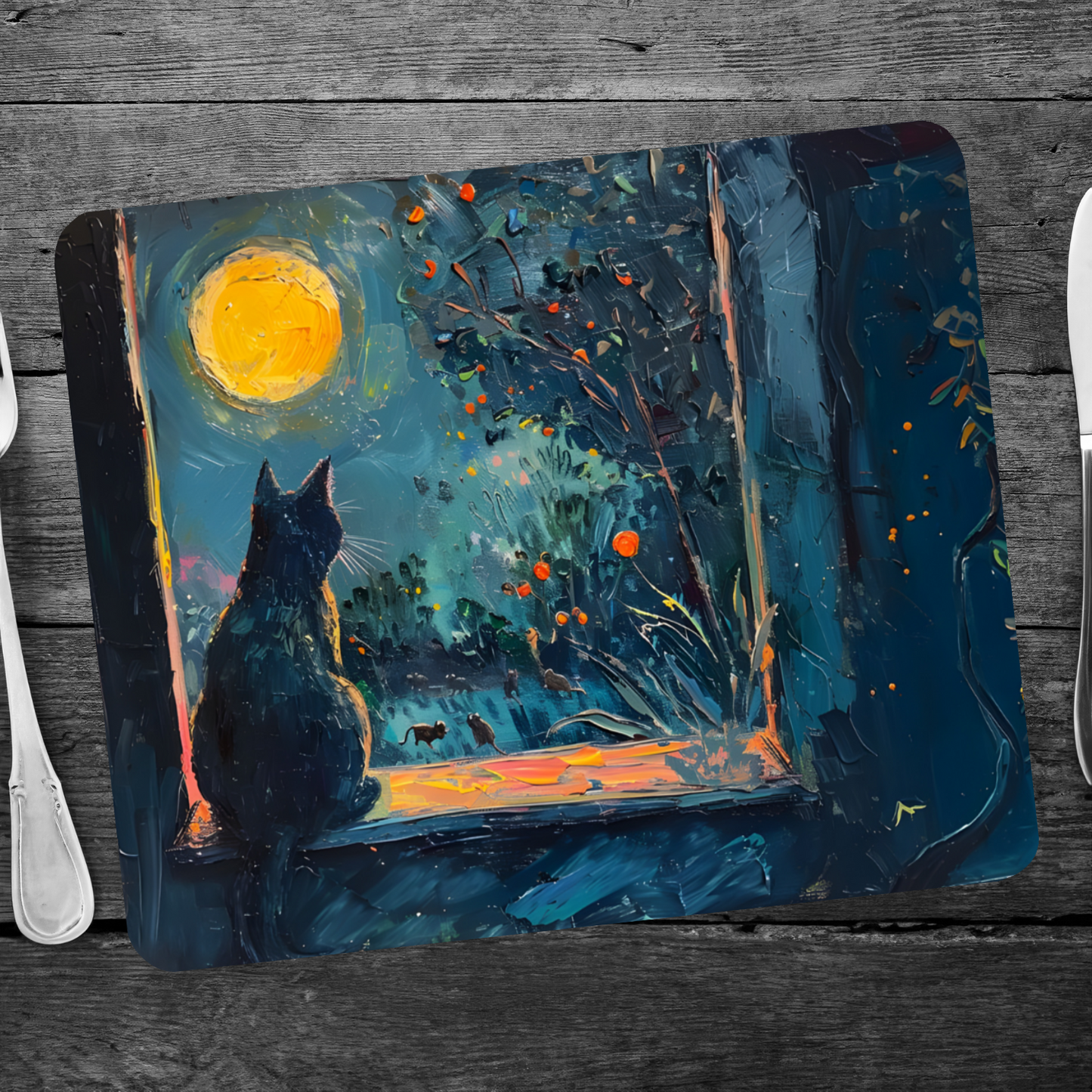 Window to the Wild Wooden Placemat