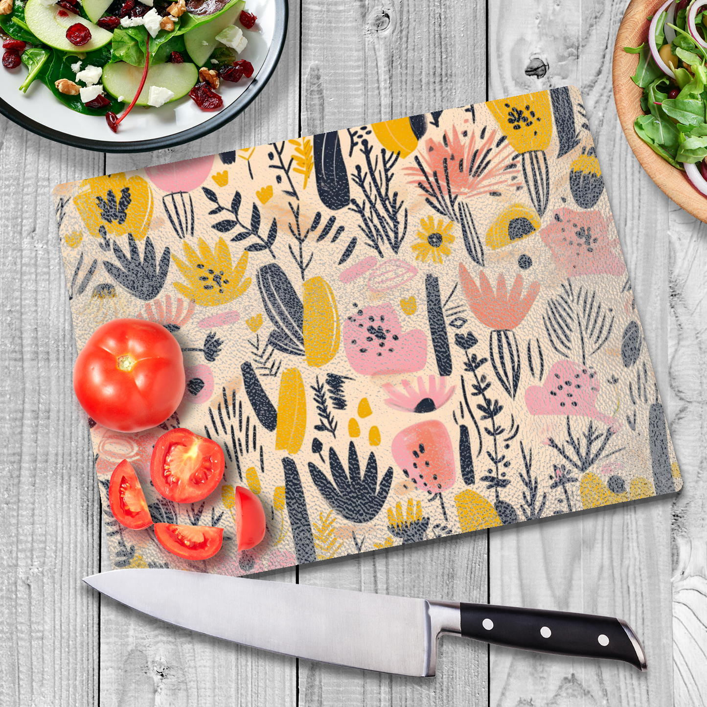 Petal Play Textured Glass Chopping Boards