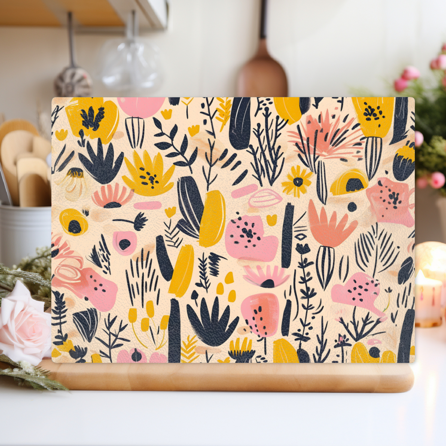 Petal Play Textured Glass Chopping Boards