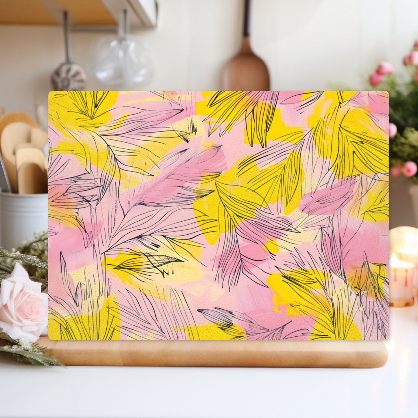 Petalscape Textured Glass Chopping Boards
