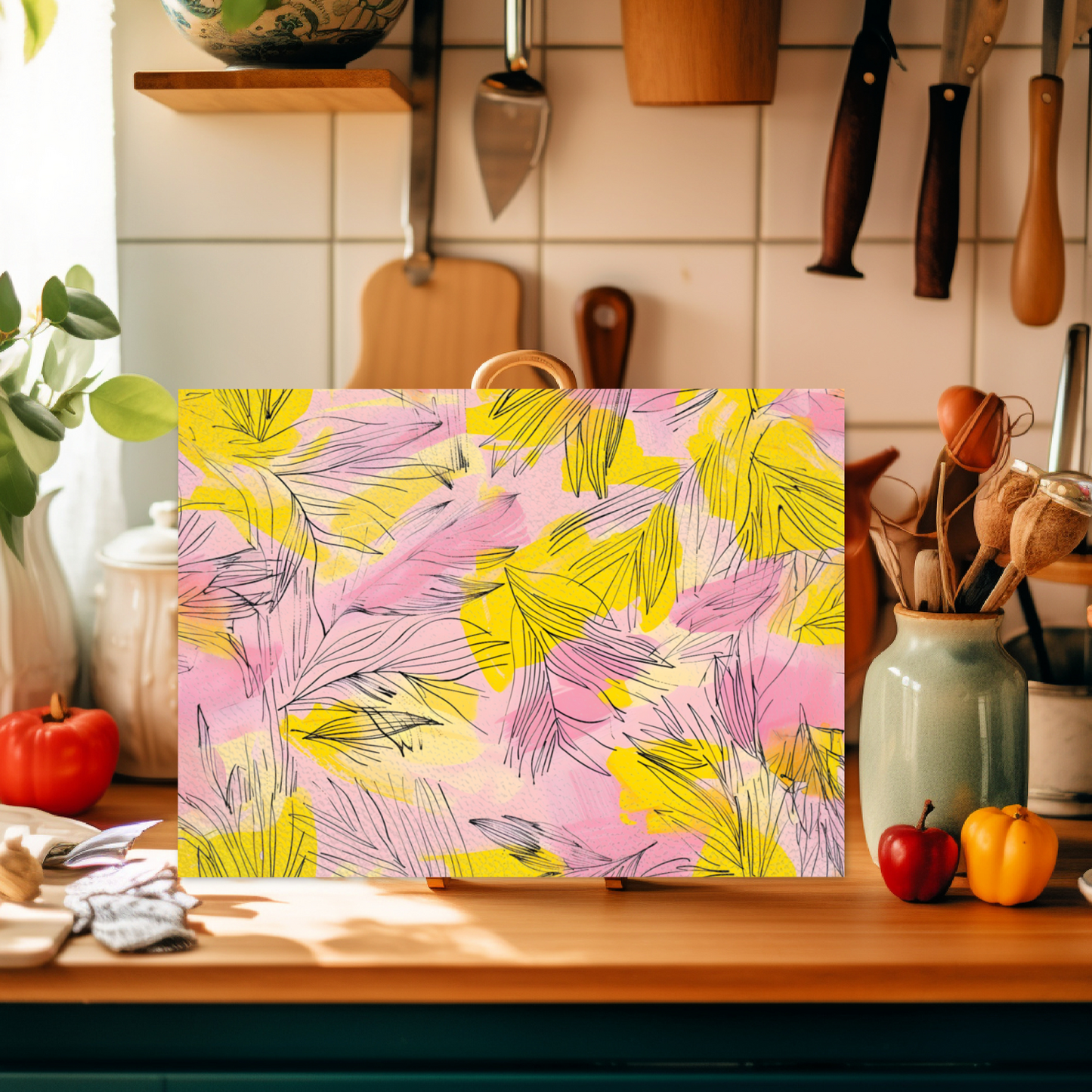 Petalscape Textured Glass Chopping Boards
