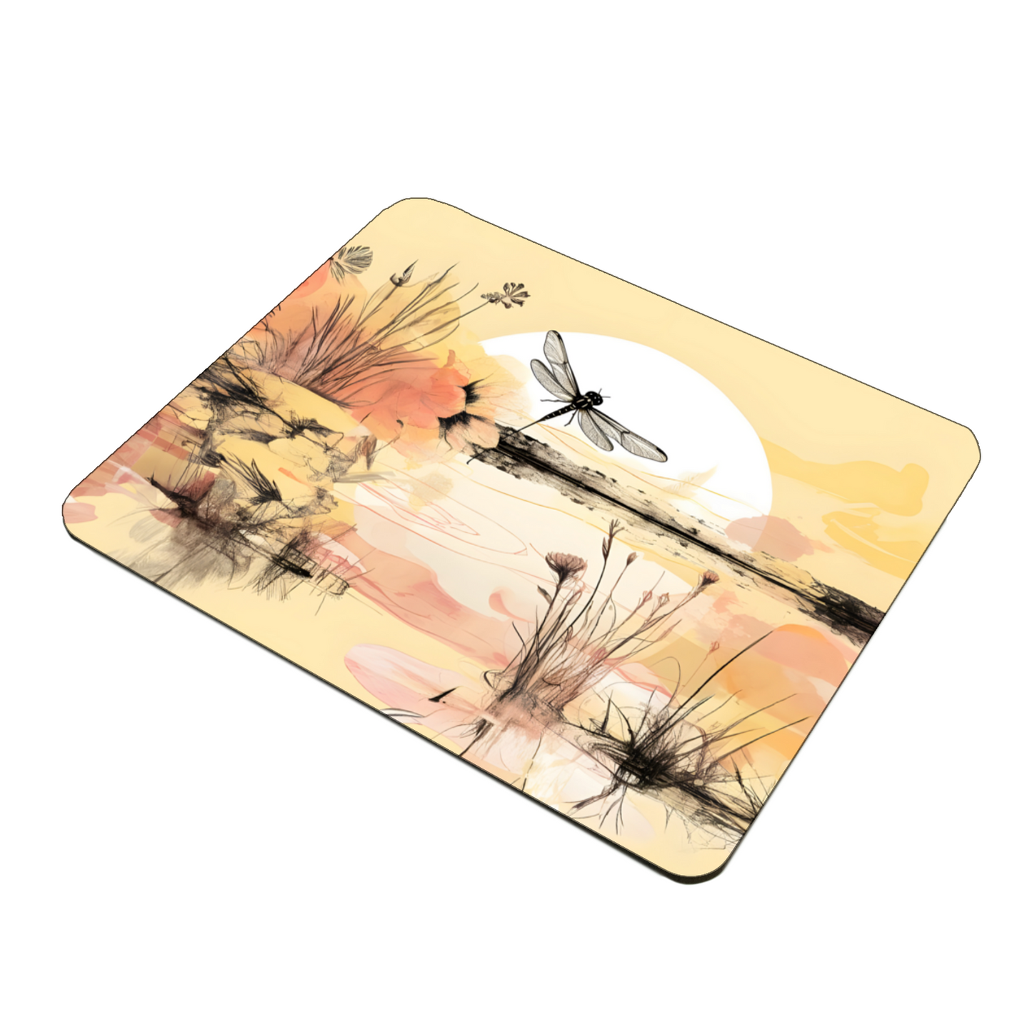 Dragonfly Reflections Wooden Placemat
