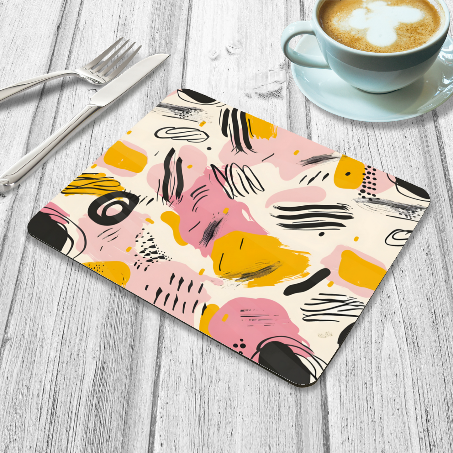 Floral Dance Wooden Placemat