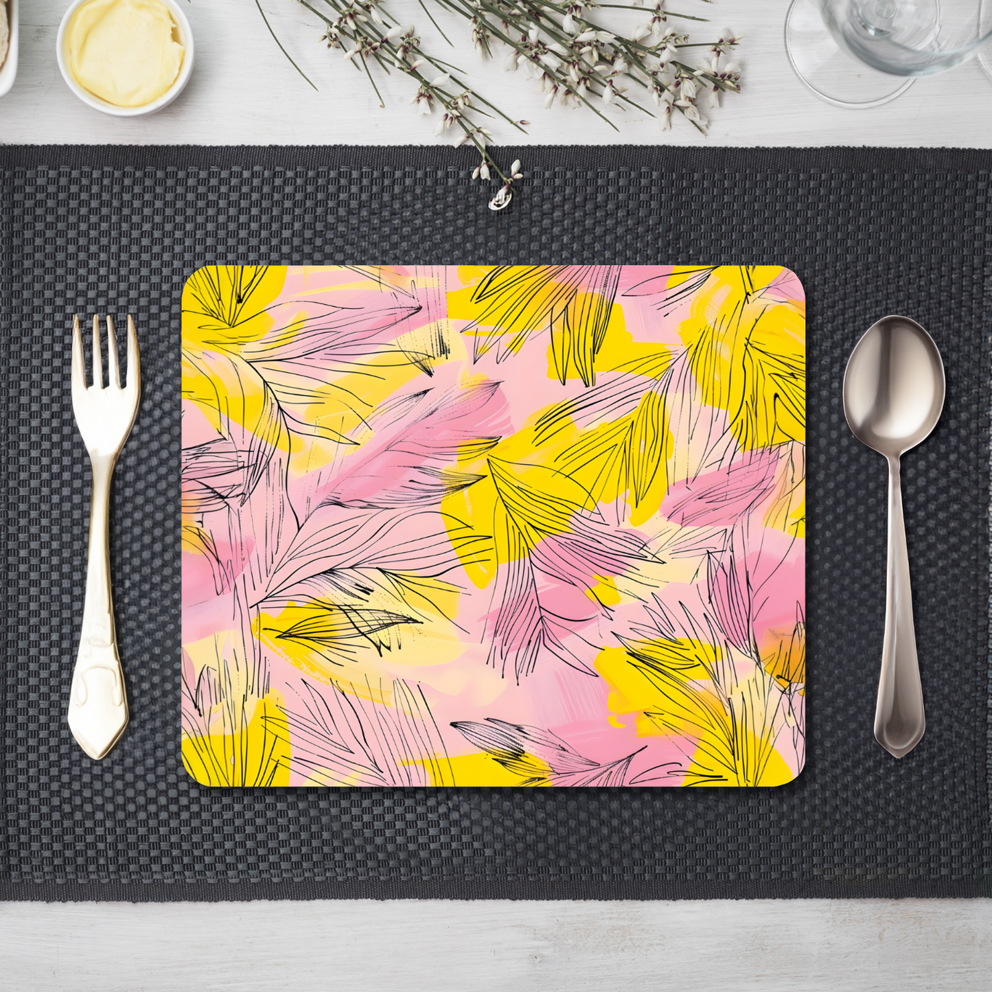 Petalscape Wooden Placemat