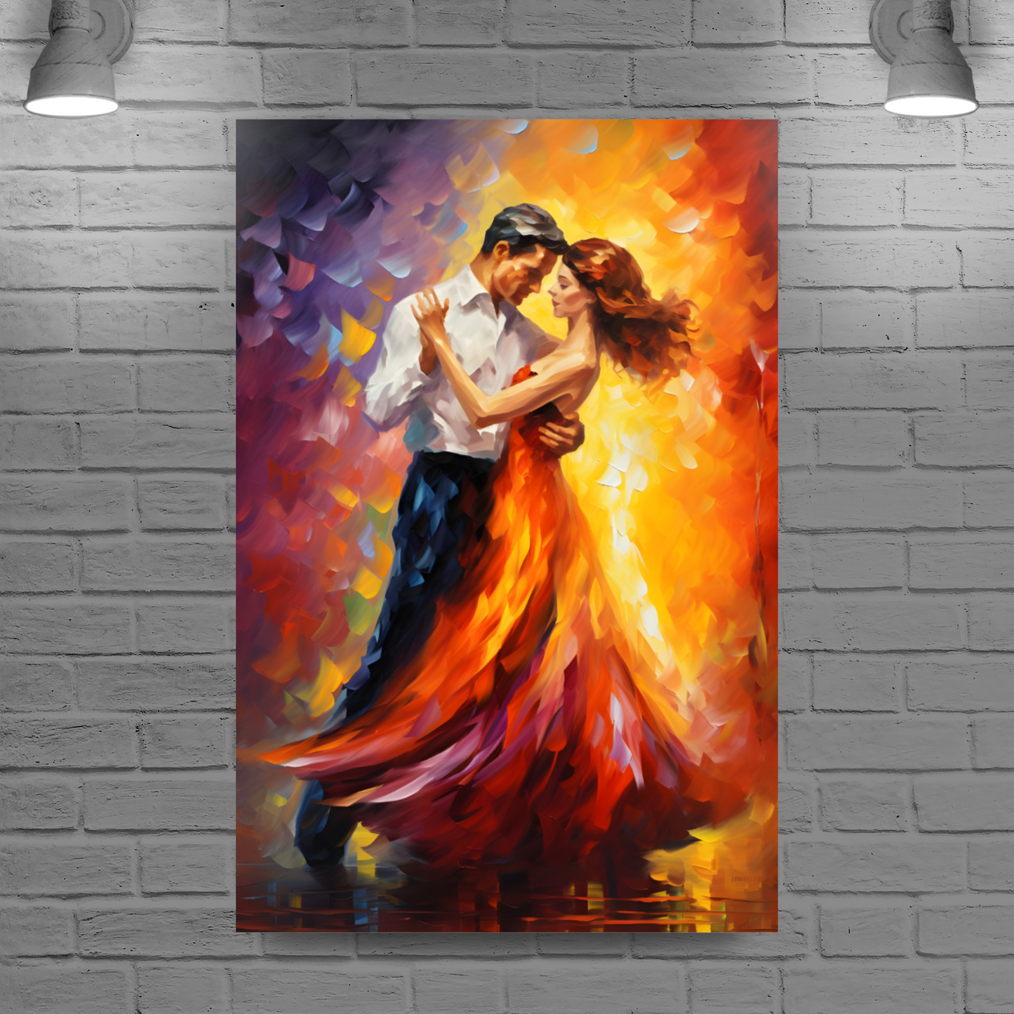 Rhythms of Passion Deluxe Box Portrait Canvas Print