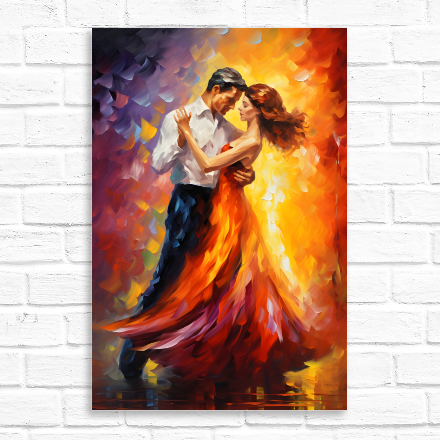 Rhythms of Passion Deluxe Box Portrait Canvas Print