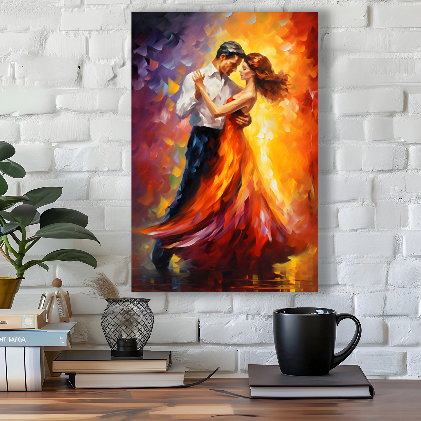 Rhythms of Passion Deluxe Box Portrait Canvas Print