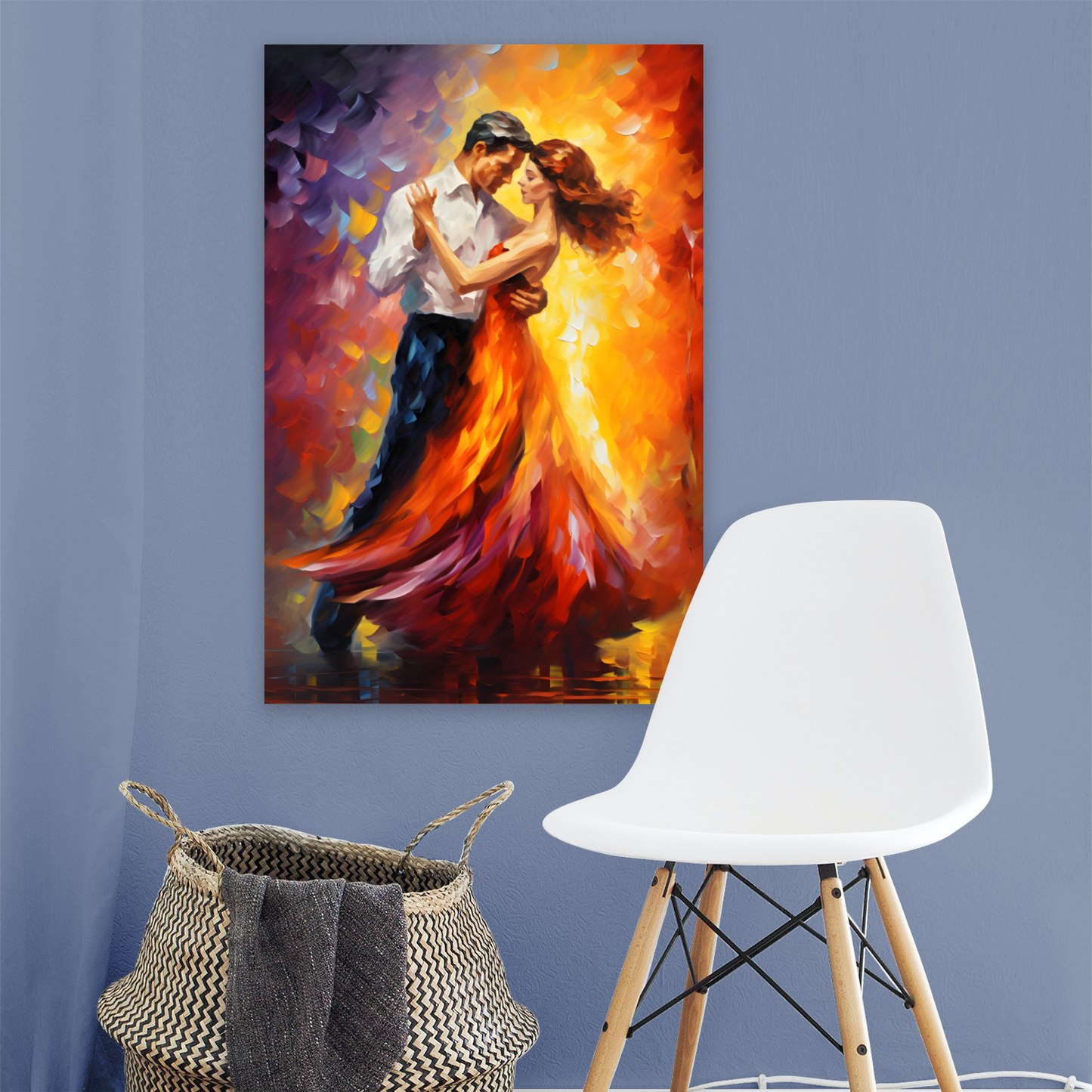 Rhythms of Passion Deluxe Box Portrait Canvas Print