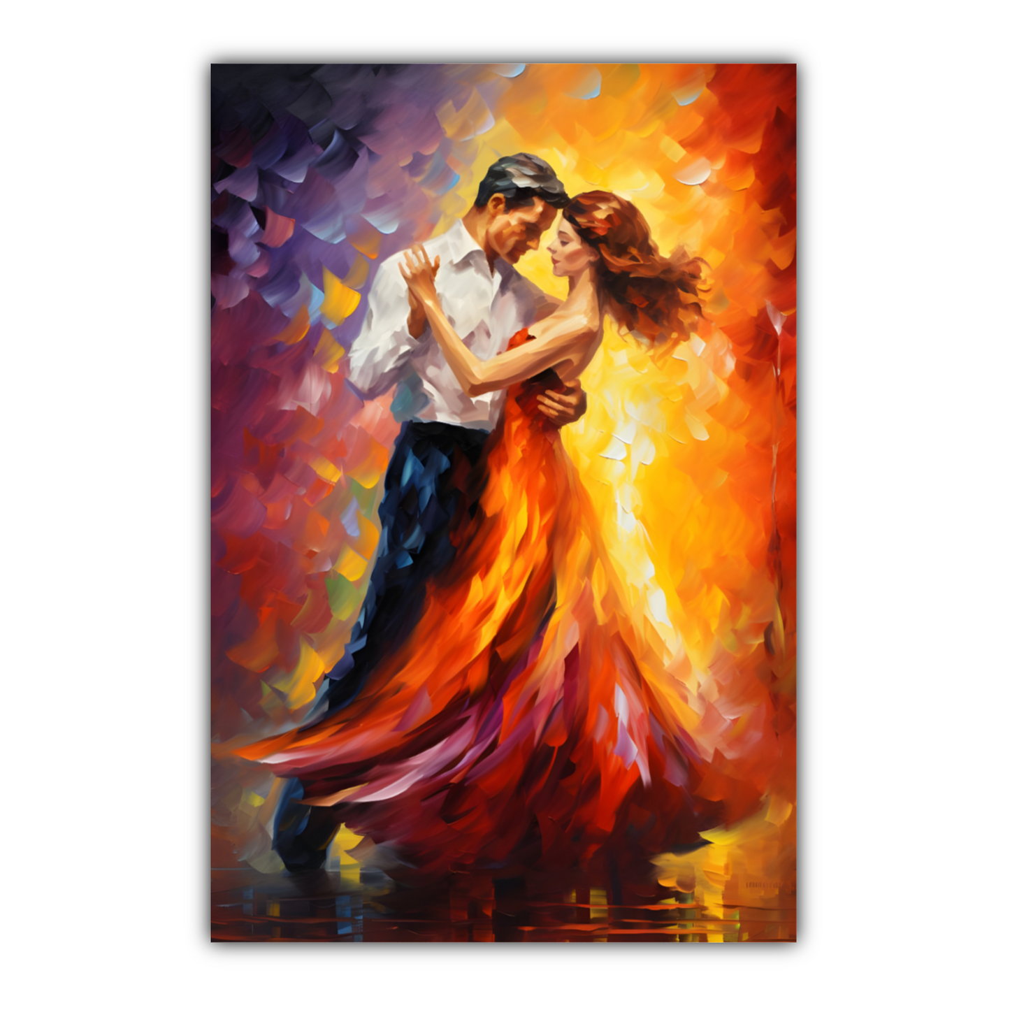 Rhythms of Passion Deluxe Box Portrait Canvas Print
