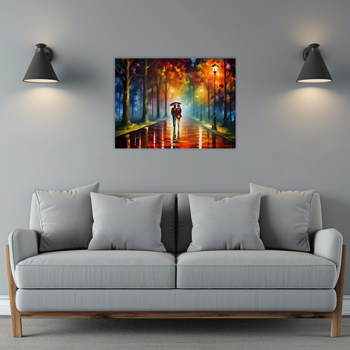 Autumnal Reflections Premium Landscape Aluminum Prints
