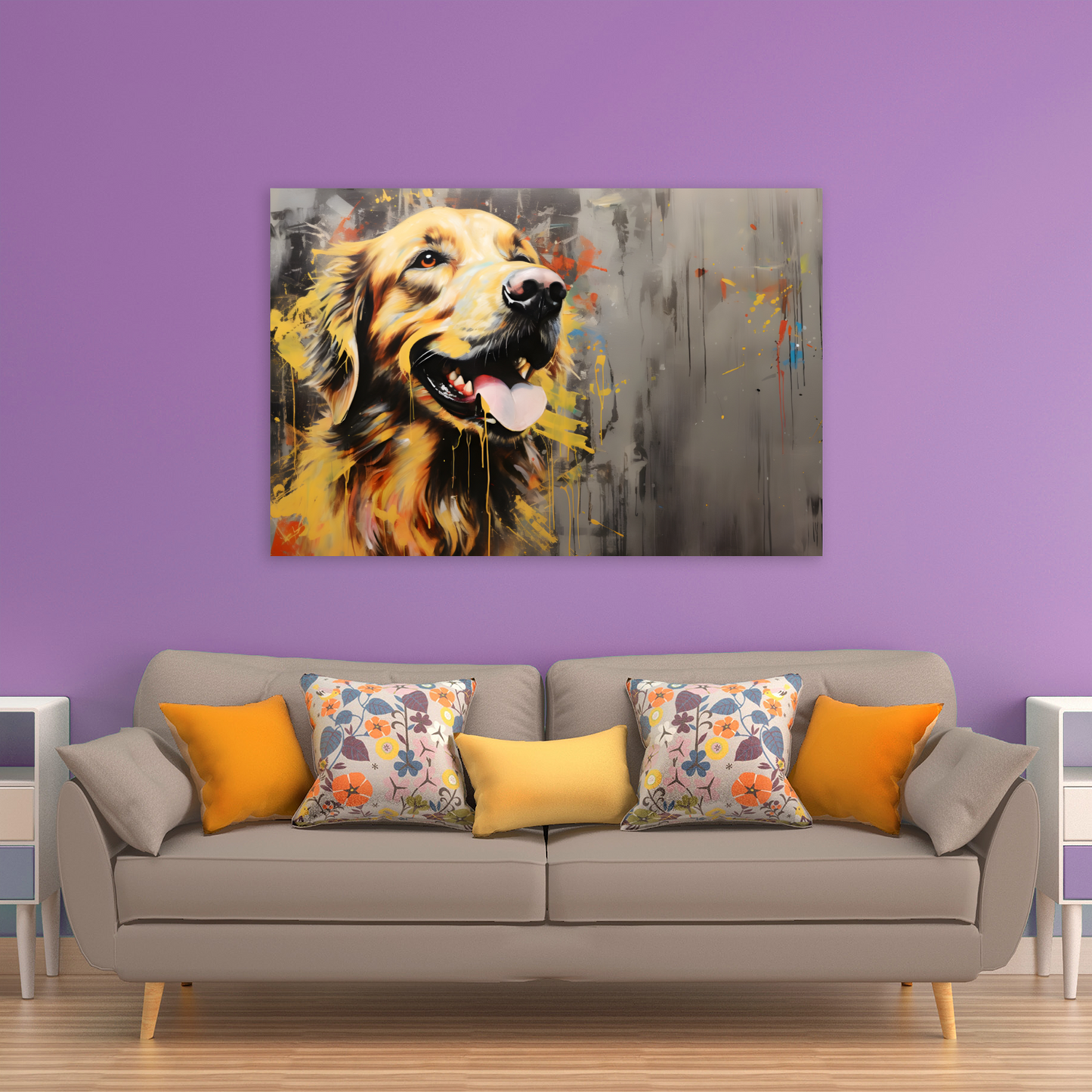 Retriever Radiance Deluxe Box Landscape Canvas Prints