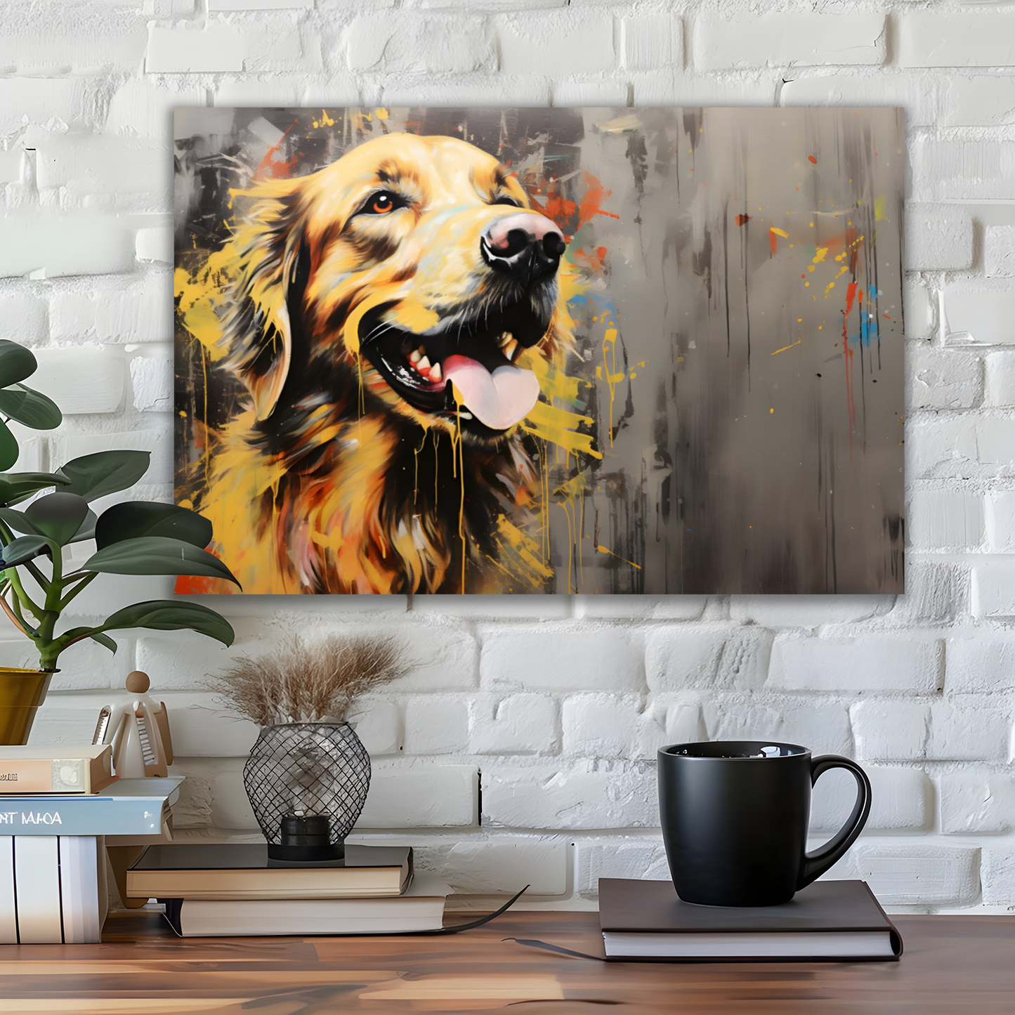 Retriever Radiance Deluxe Box Landscape Canvas Prints