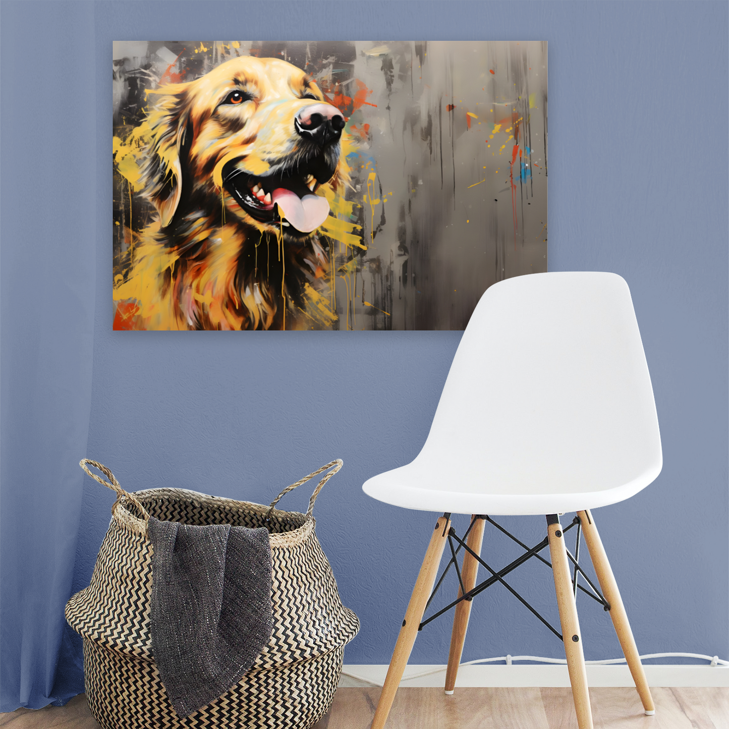 Retriever Radiance Deluxe Box Landscape Canvas Prints