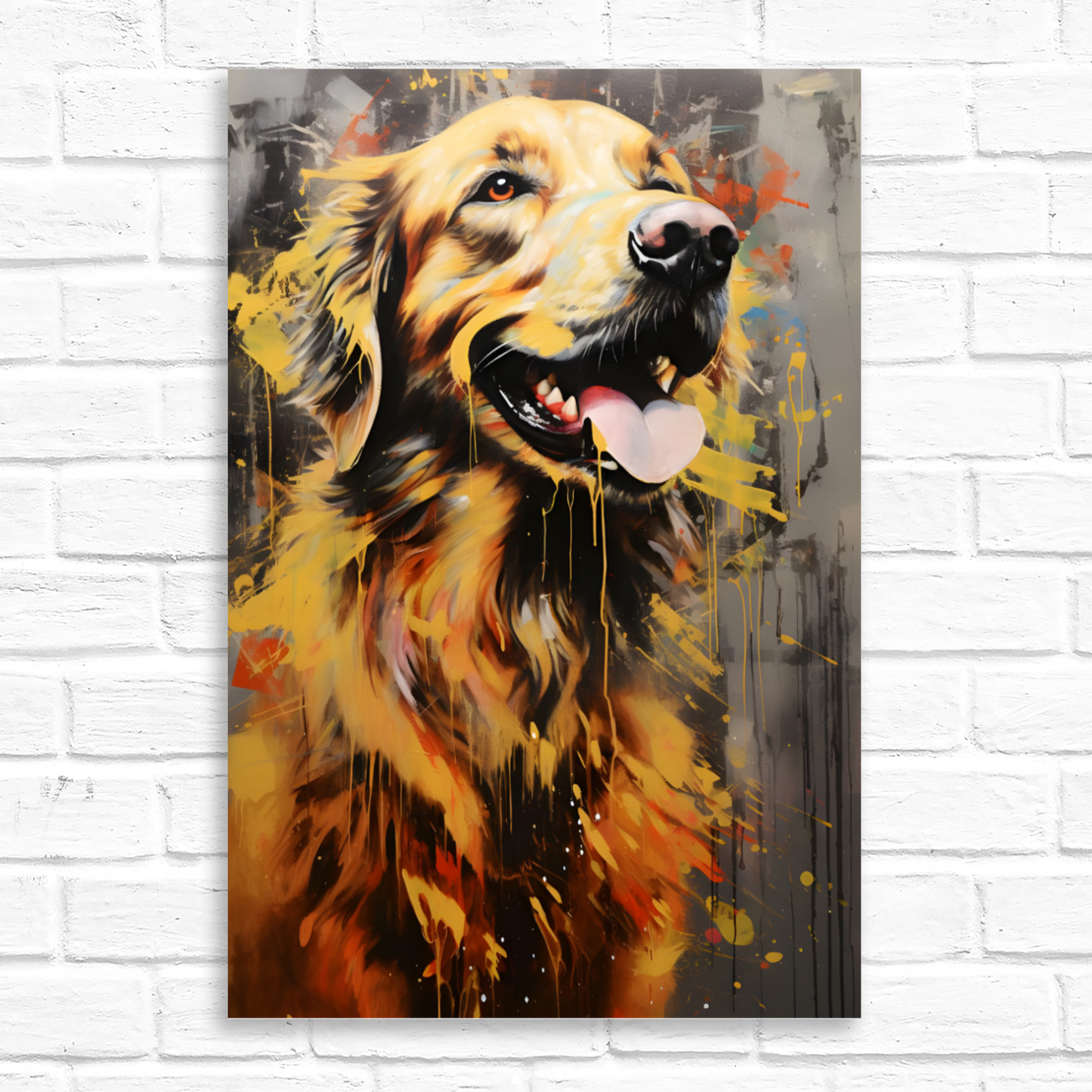 Retriever Radiance Deluxe Box Portrait Canvas Prints