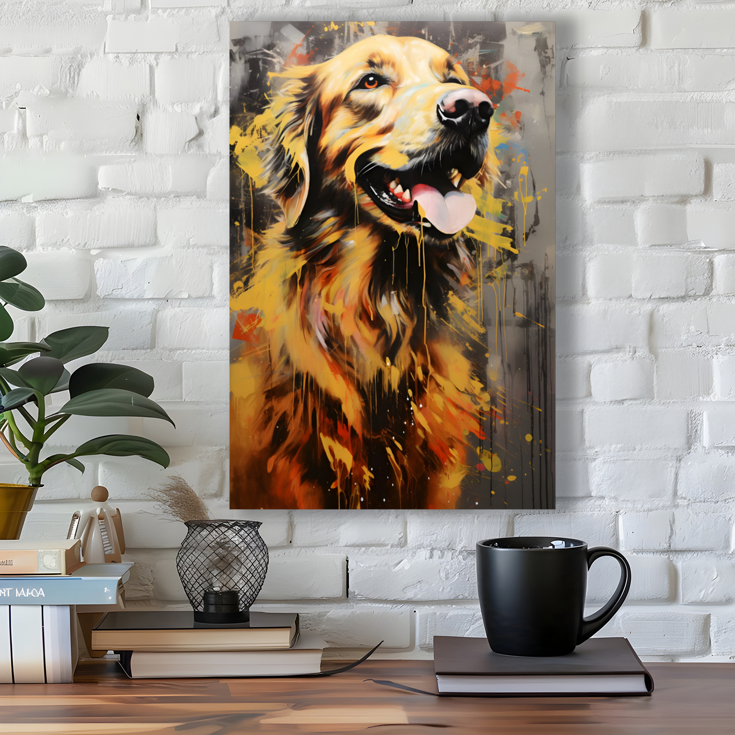 Retriever Radiance Deluxe Box Portrait Canvas Prints