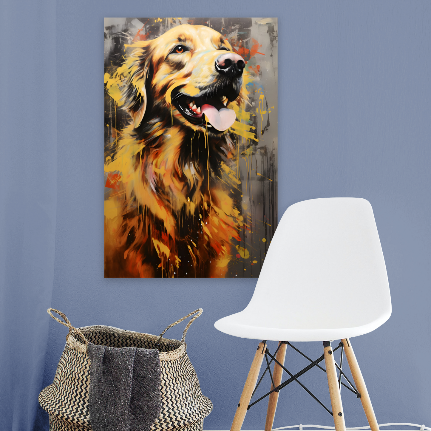 Retriever Radiance Deluxe Box Portrait Canvas Prints