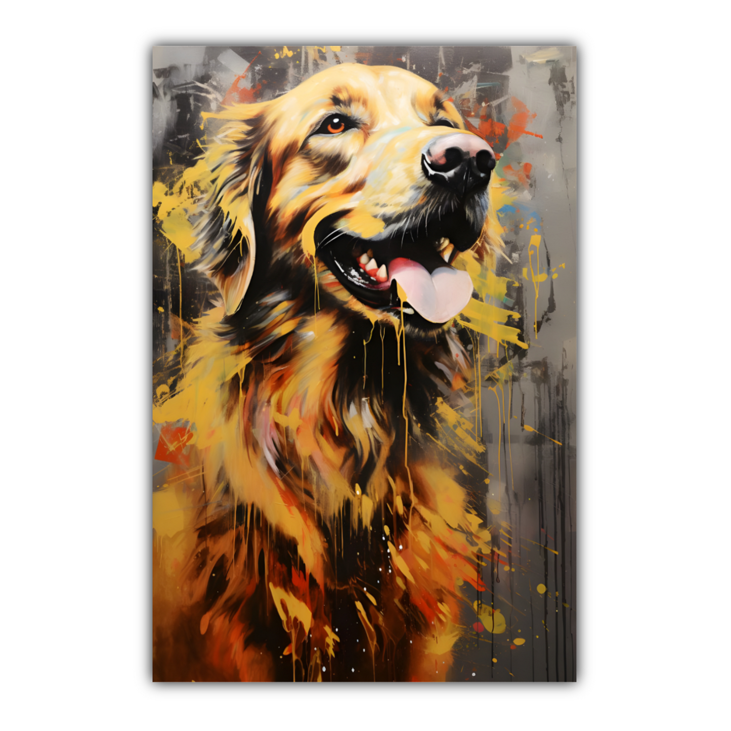Retriever Radiance Deluxe Box Portrait Canvas Prints
