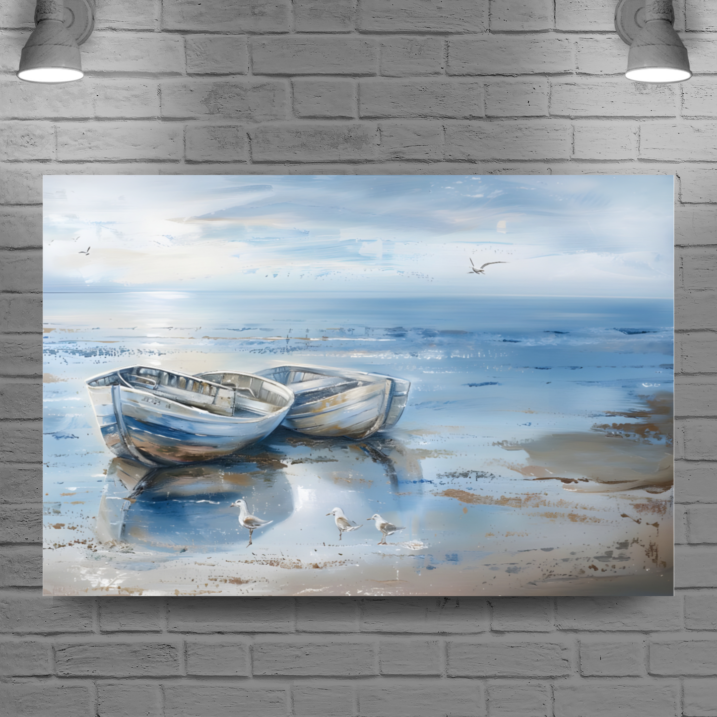 Morning Serenity Deluxe Box Landscape Canvas Prints