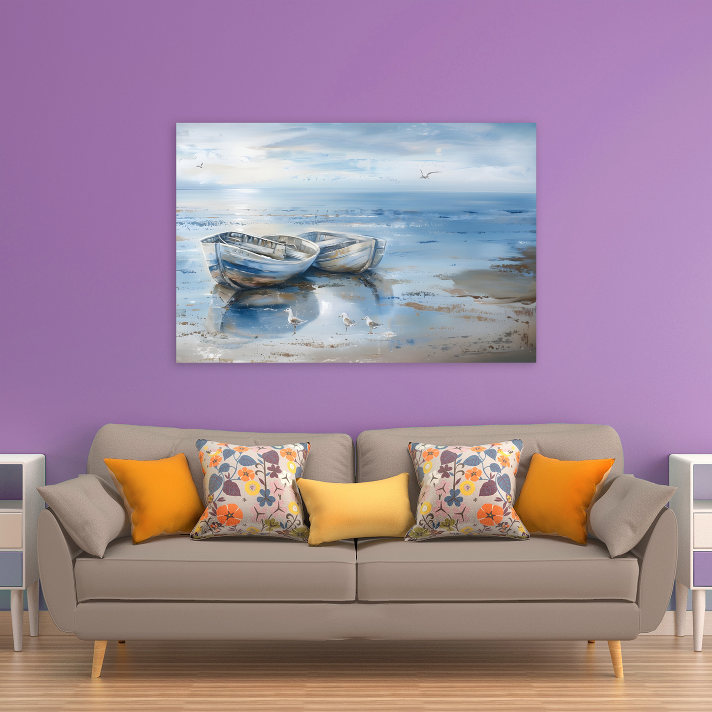 Morning Serenity Deluxe Box Landscape Canvas Prints