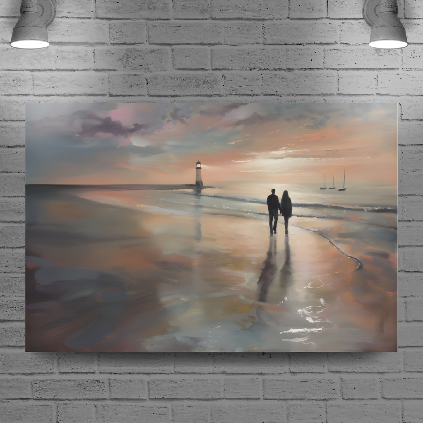 Sunset's Promise Deluxe Box Landscape Canvas Prints