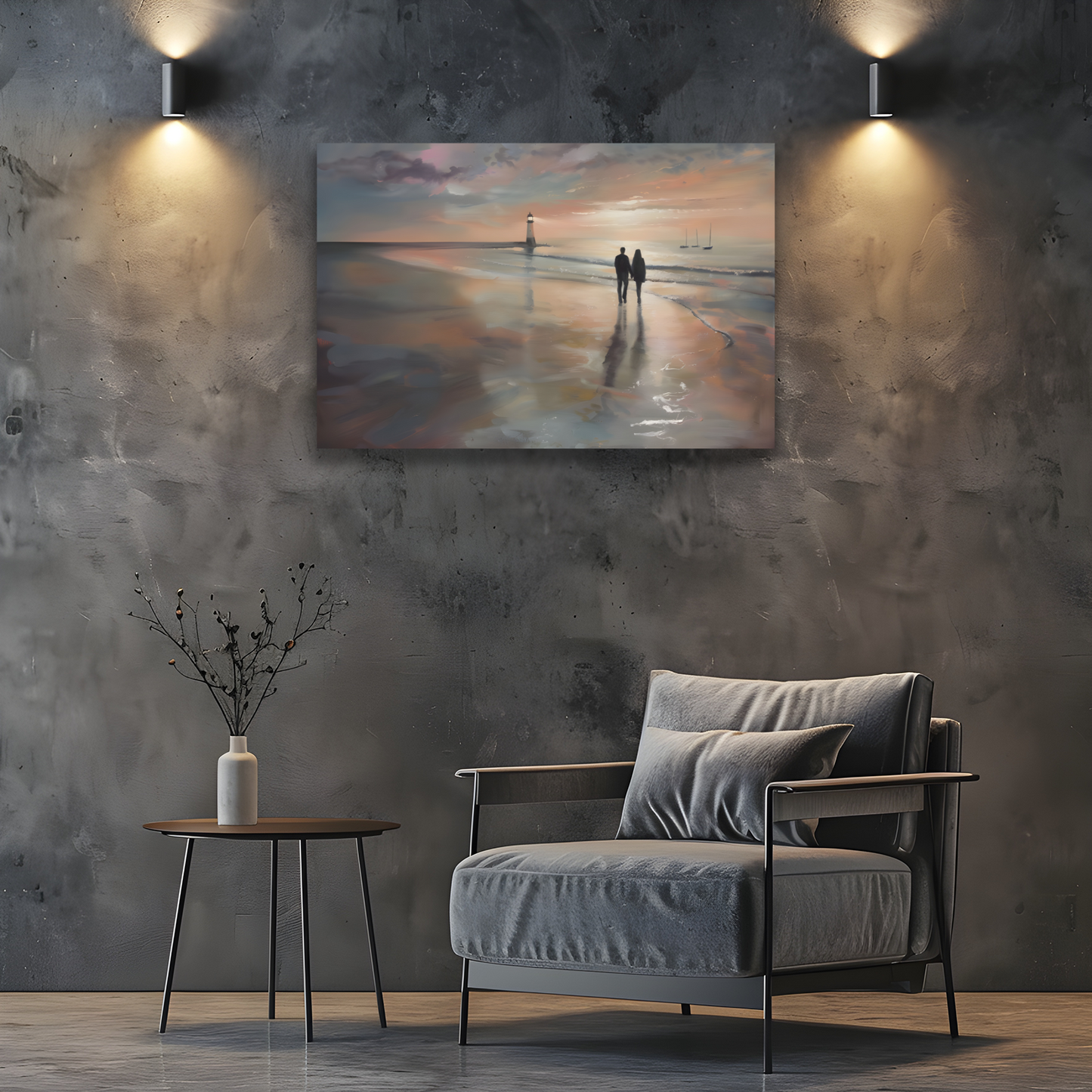 Sunset's Promise Deluxe Box Landscape Canvas Prints