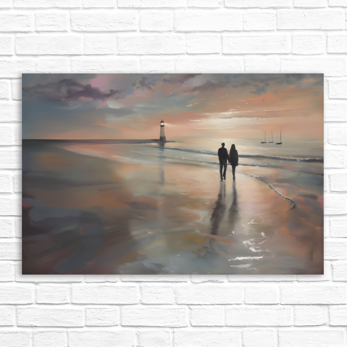 Sunset's Promise Deluxe Box Landscape Canvas Prints