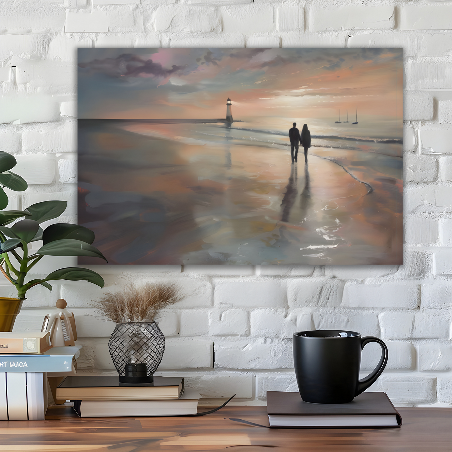 Sunset's Promise Deluxe Box Landscape Canvas Prints