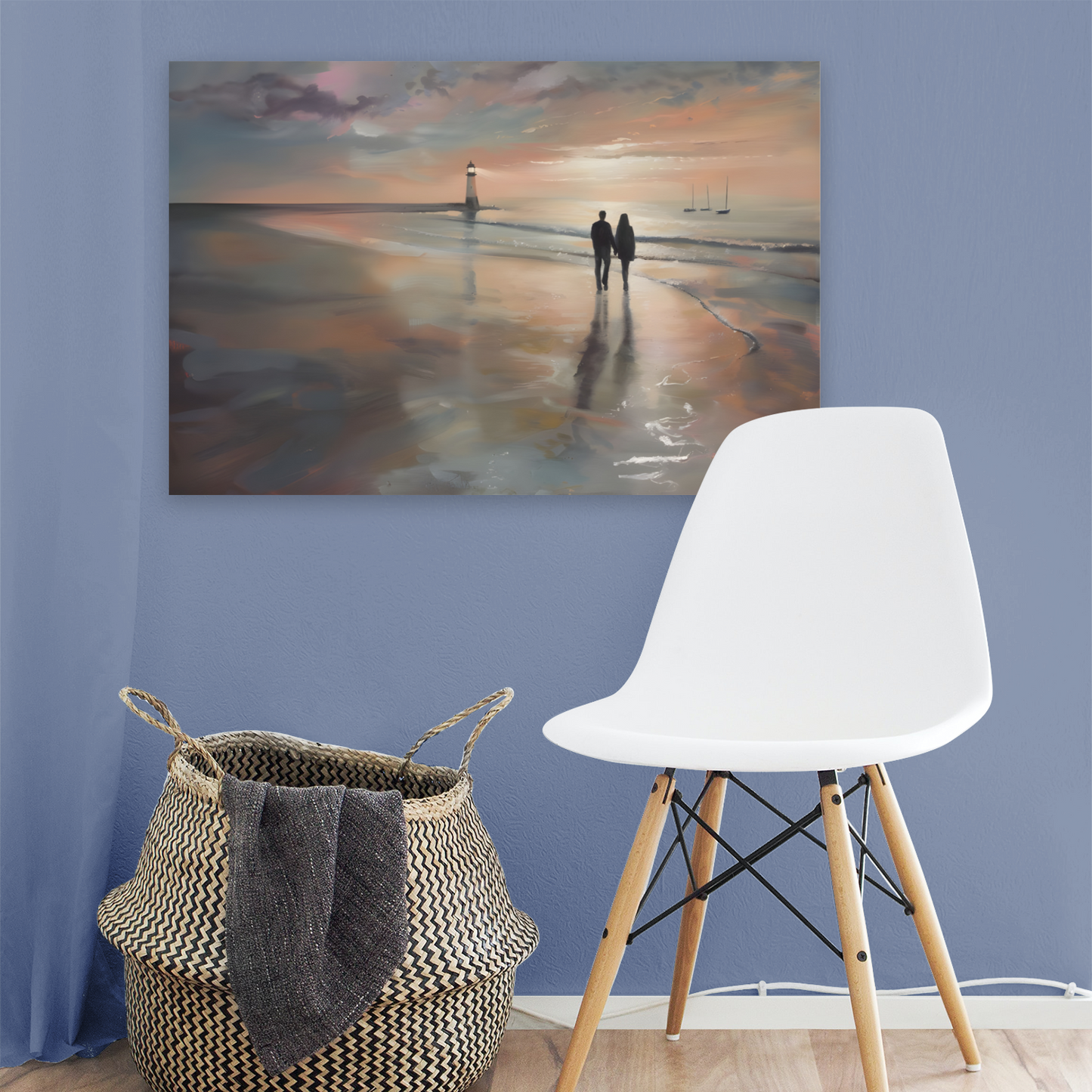 Sunset's Promise Deluxe Box Landscape Canvas Prints