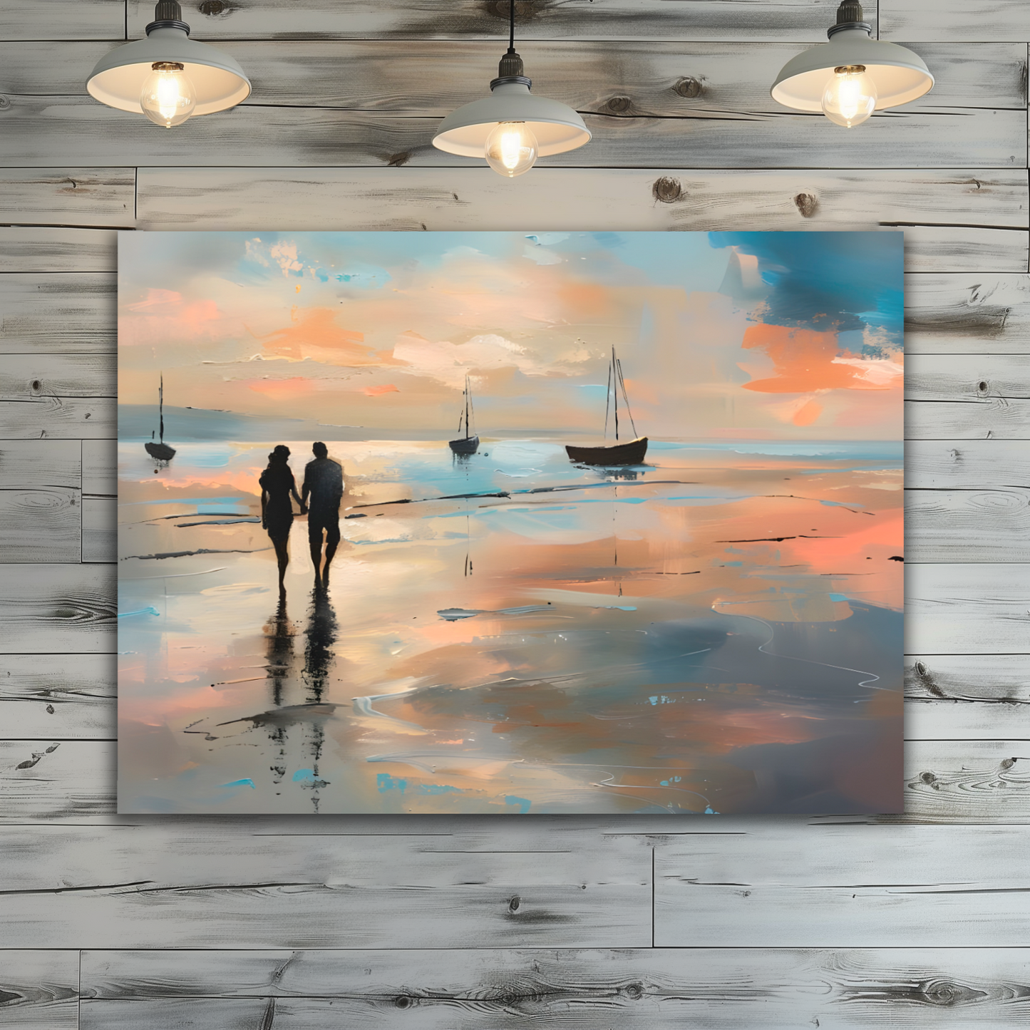 Twilight's Embrace Premium Landscape Aluminum Prints