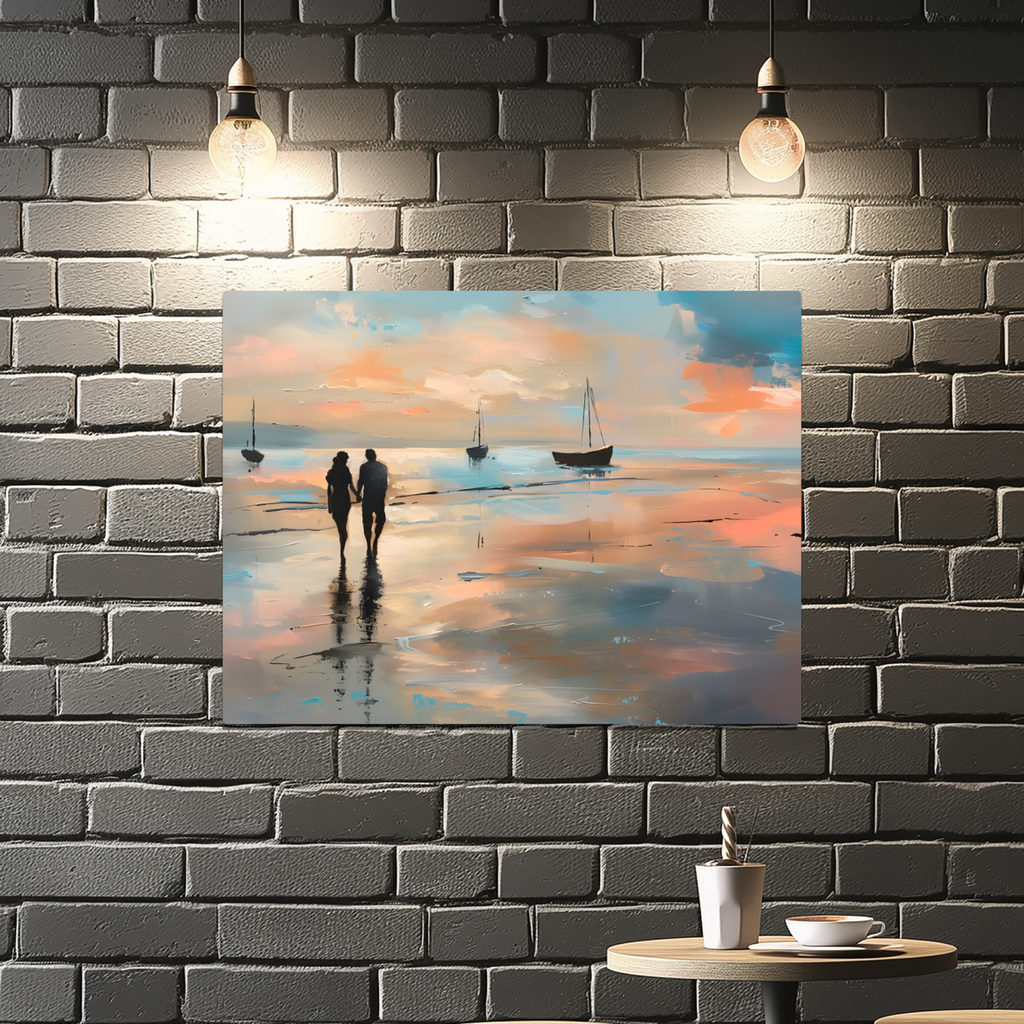 Twilight's Embrace Premium Landscape Aluminum Prints