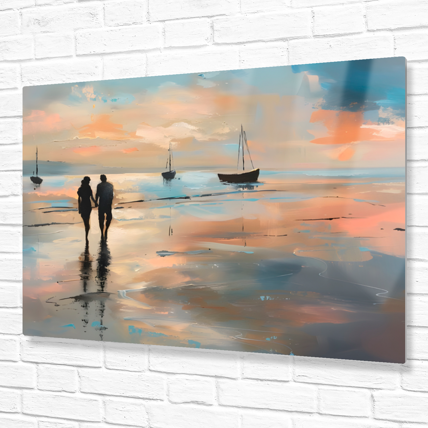 Twilight's Embrace Premium Landscape Aluminum Prints