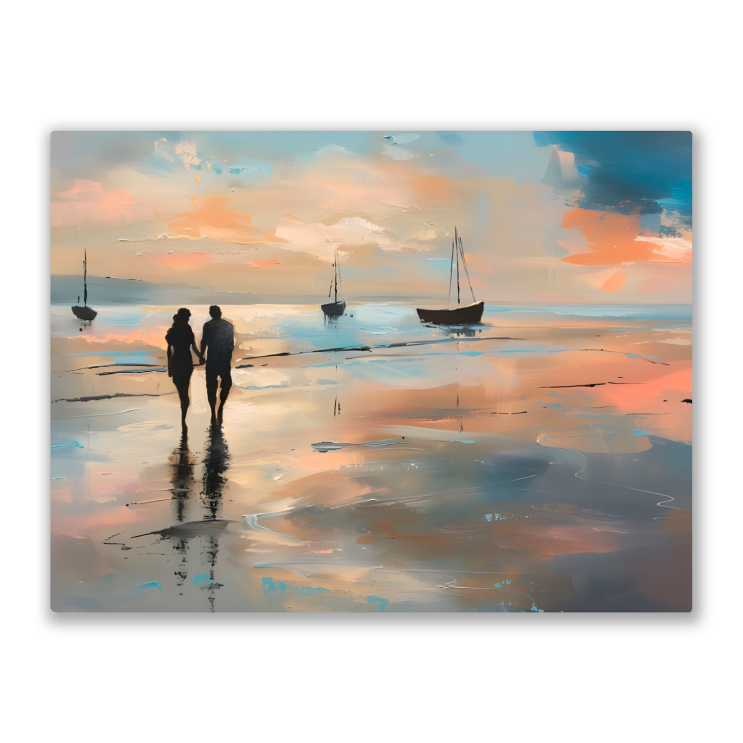 Twilight's Embrace Premium Landscape Aluminum Prints