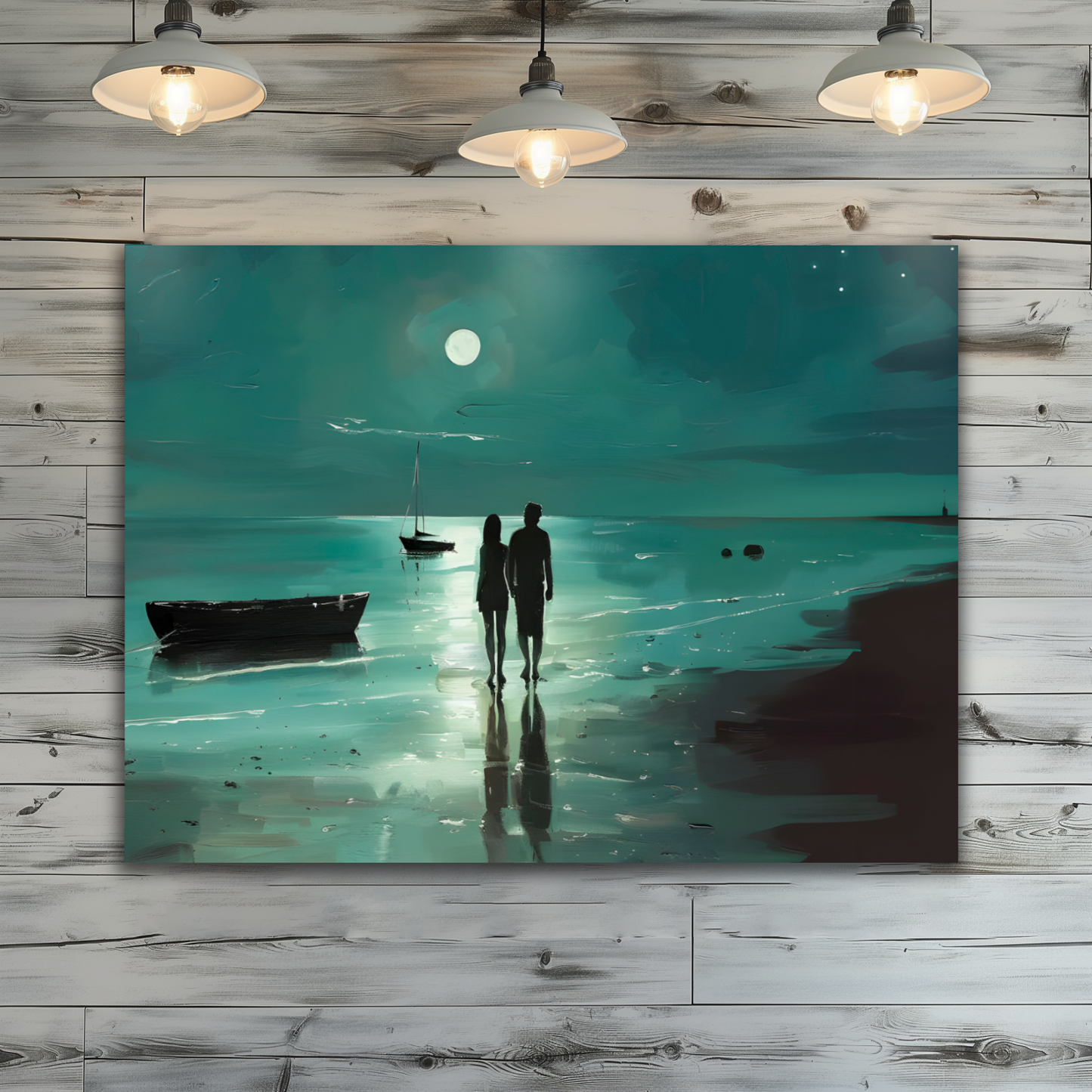 Nocturne's Reflection Premium Landscape Aluminum Prints